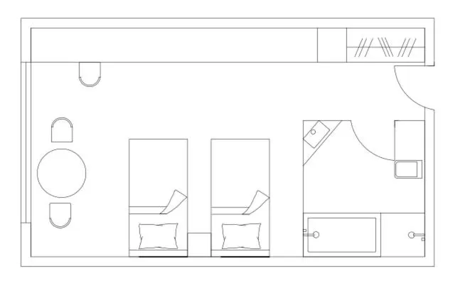 Floor plan in Sabah Hotel