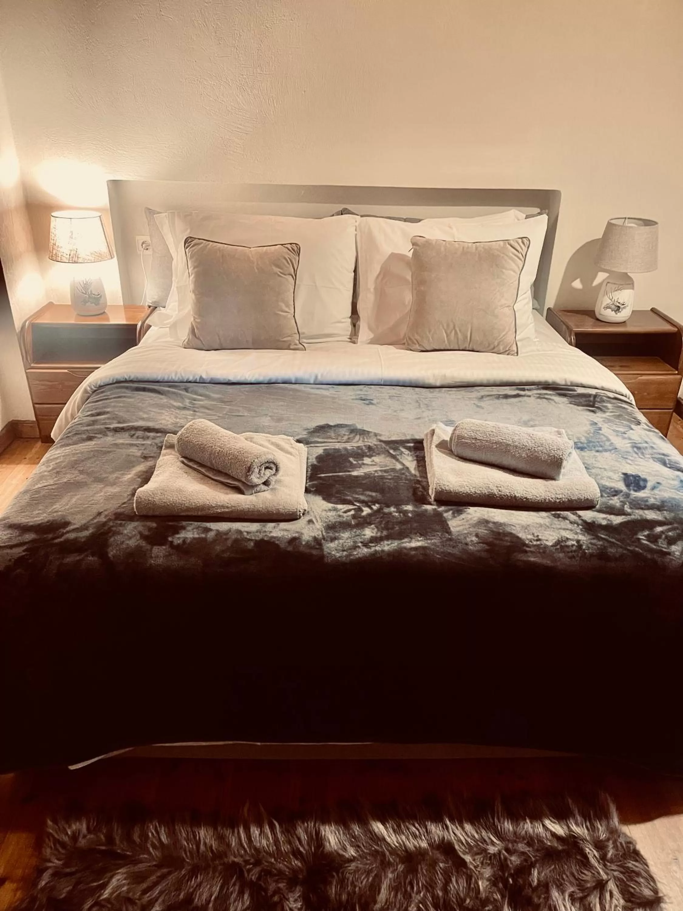 Bedroom, Bed in Parnassos Snow Hill Chalet