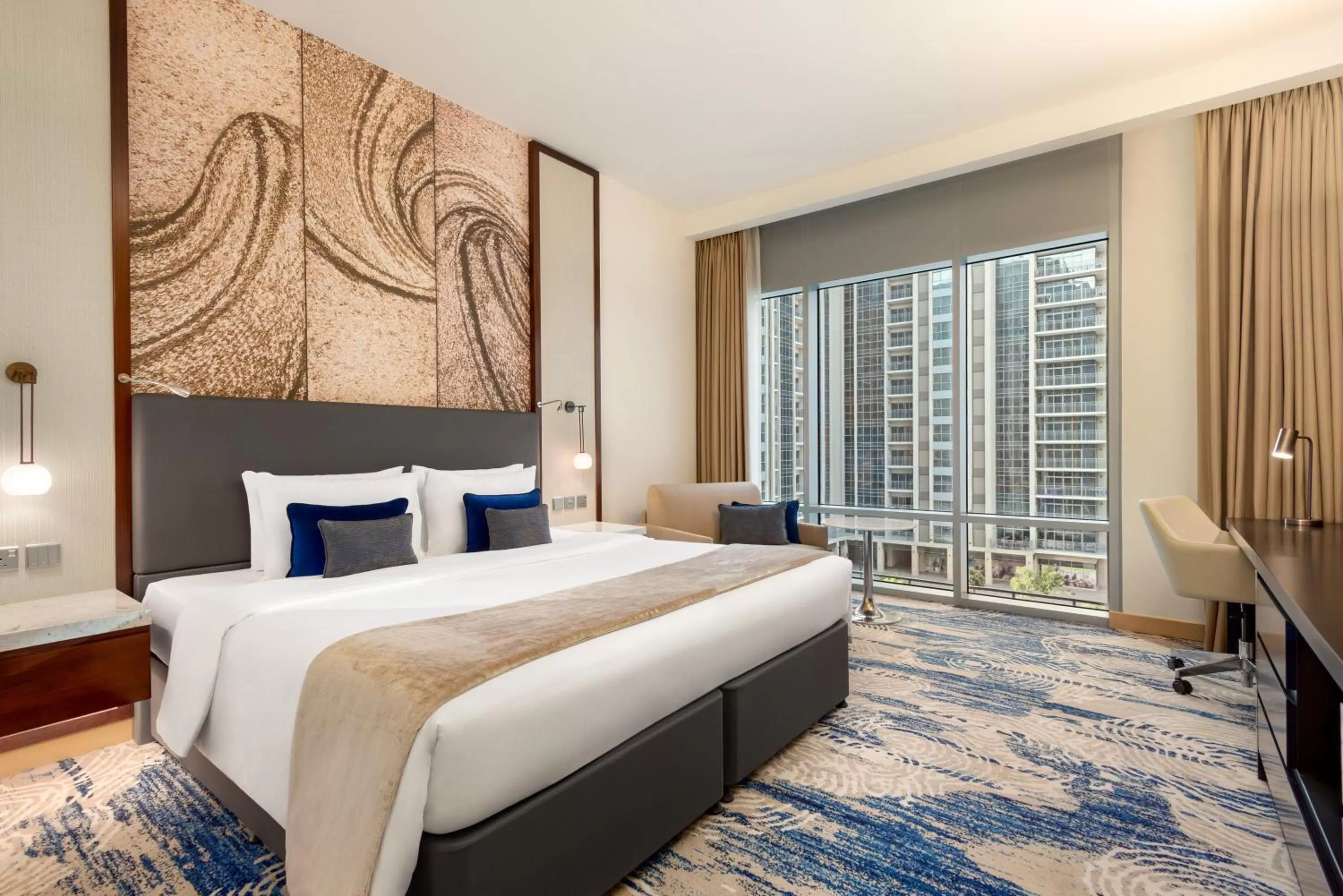 Bedroom, Bed in Wyndham Dubai Deira