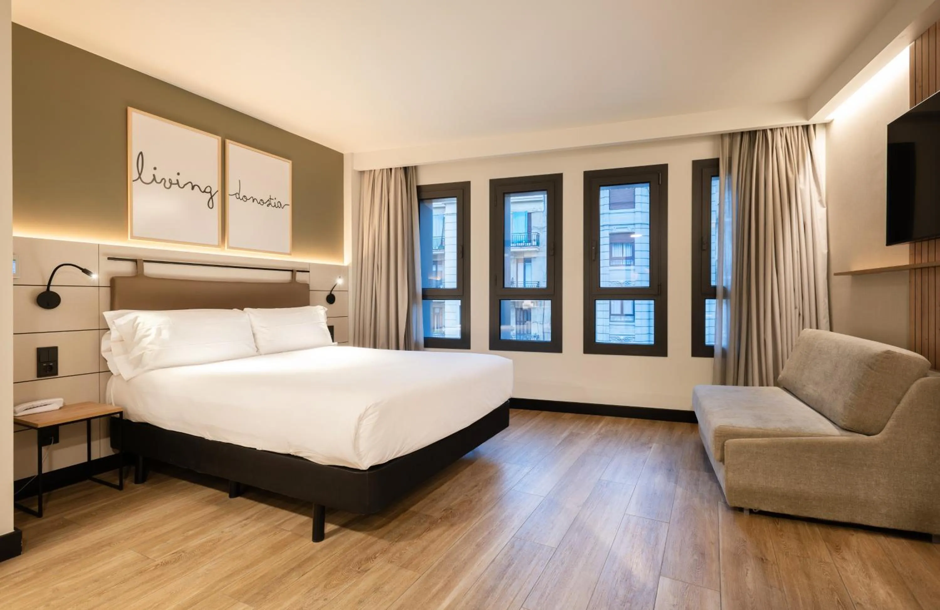 Bed in Hotel Bed4U Zurriola San Sebastian