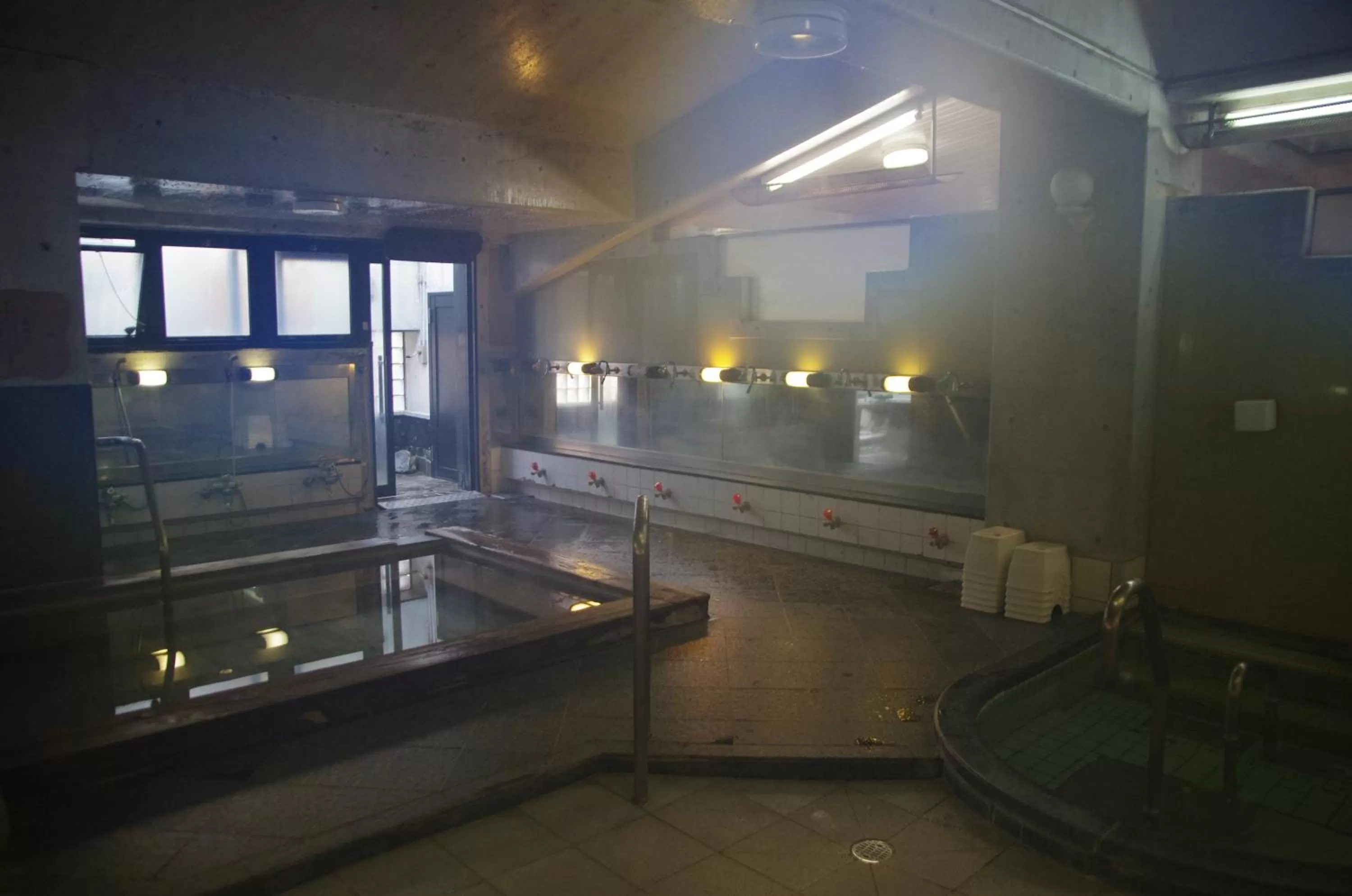 Hot Spring Bath in Suminoyu Hotel