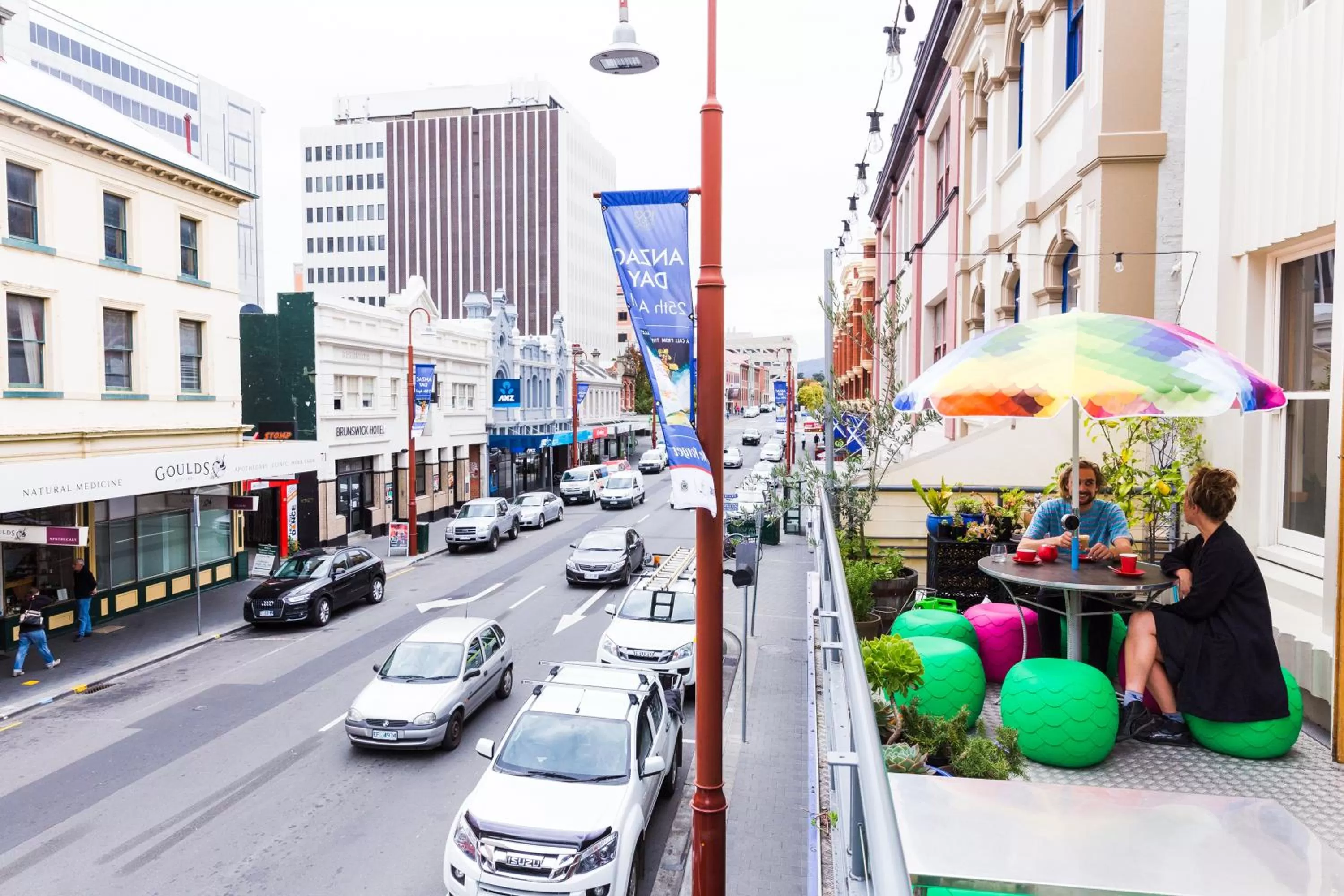 Balcony/Terrace in Alabama Hotel Hobart