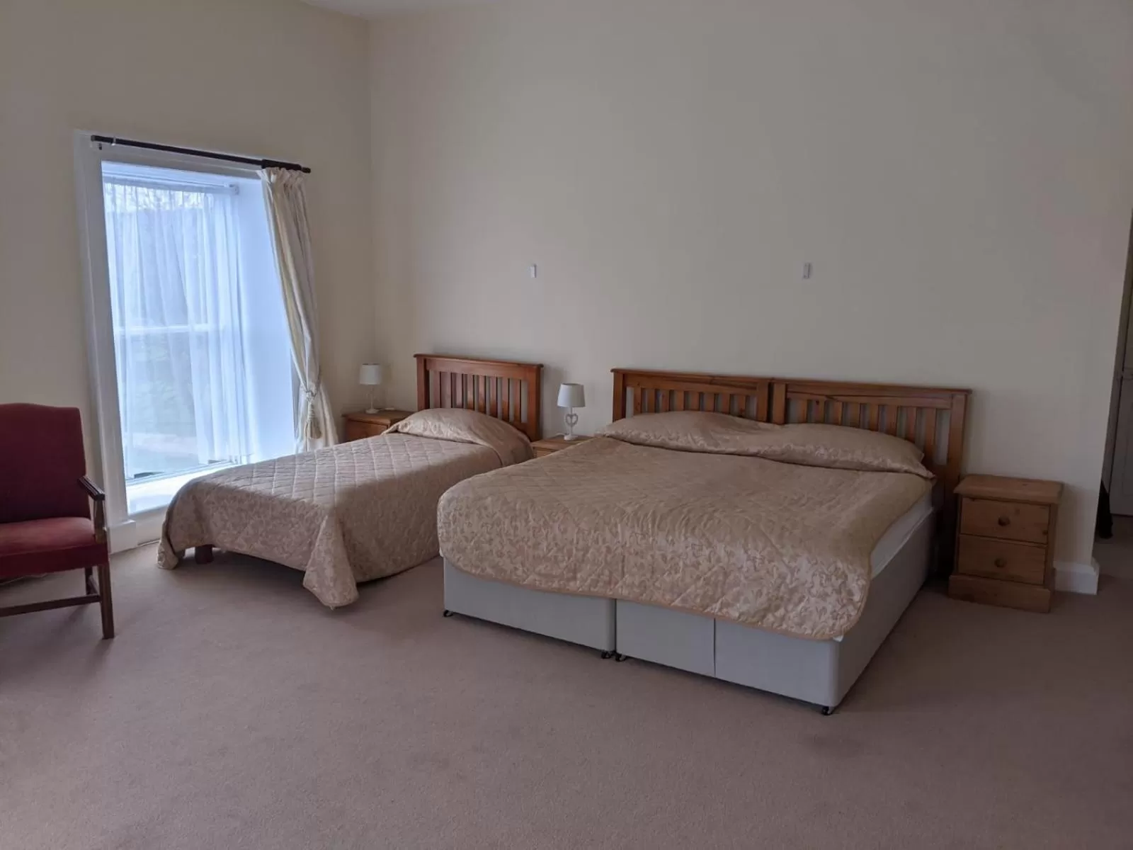 Family Room with Garden View in Longworth Hall Hotel