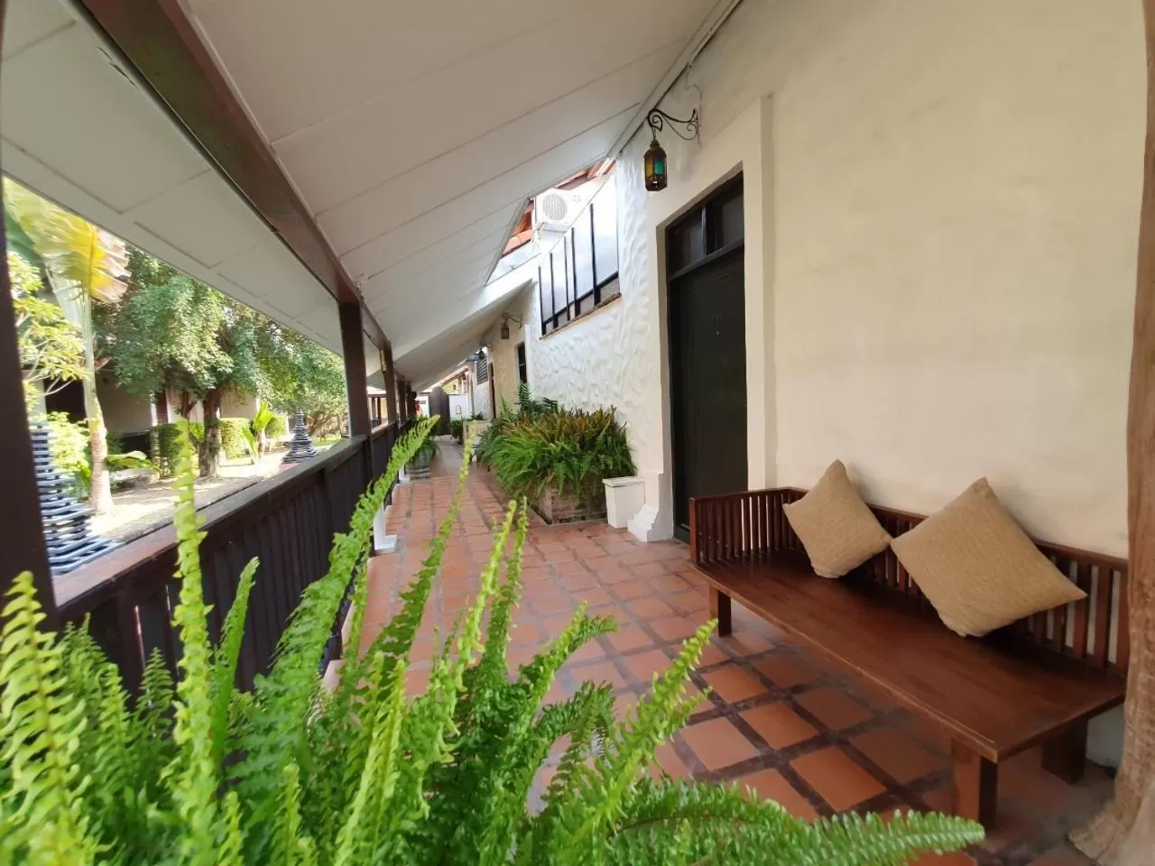 Patio in Tharaburi Resort