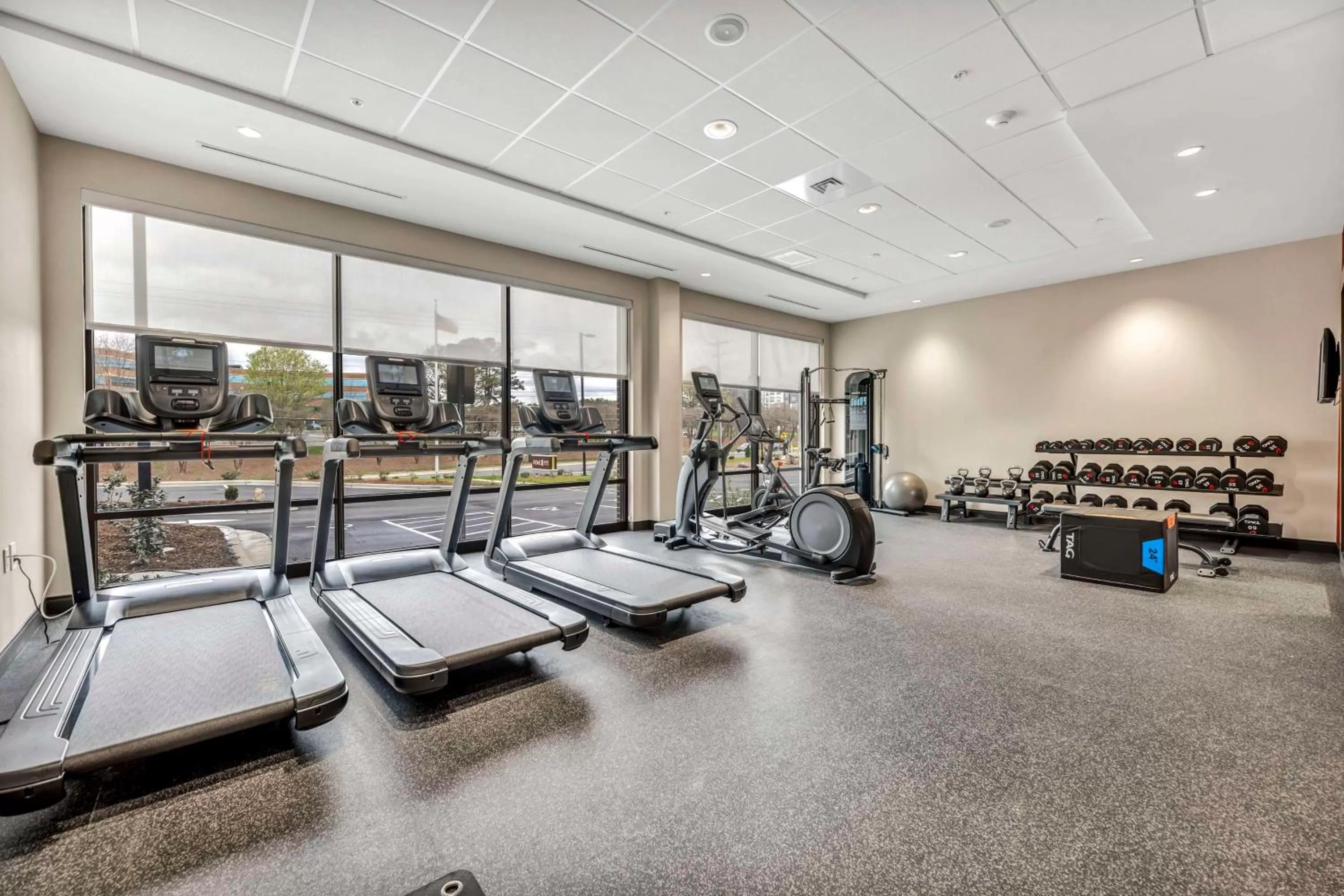 Fitness centre/facilities in Home2 Suites by Hilton Raleigh West Lenovo Center