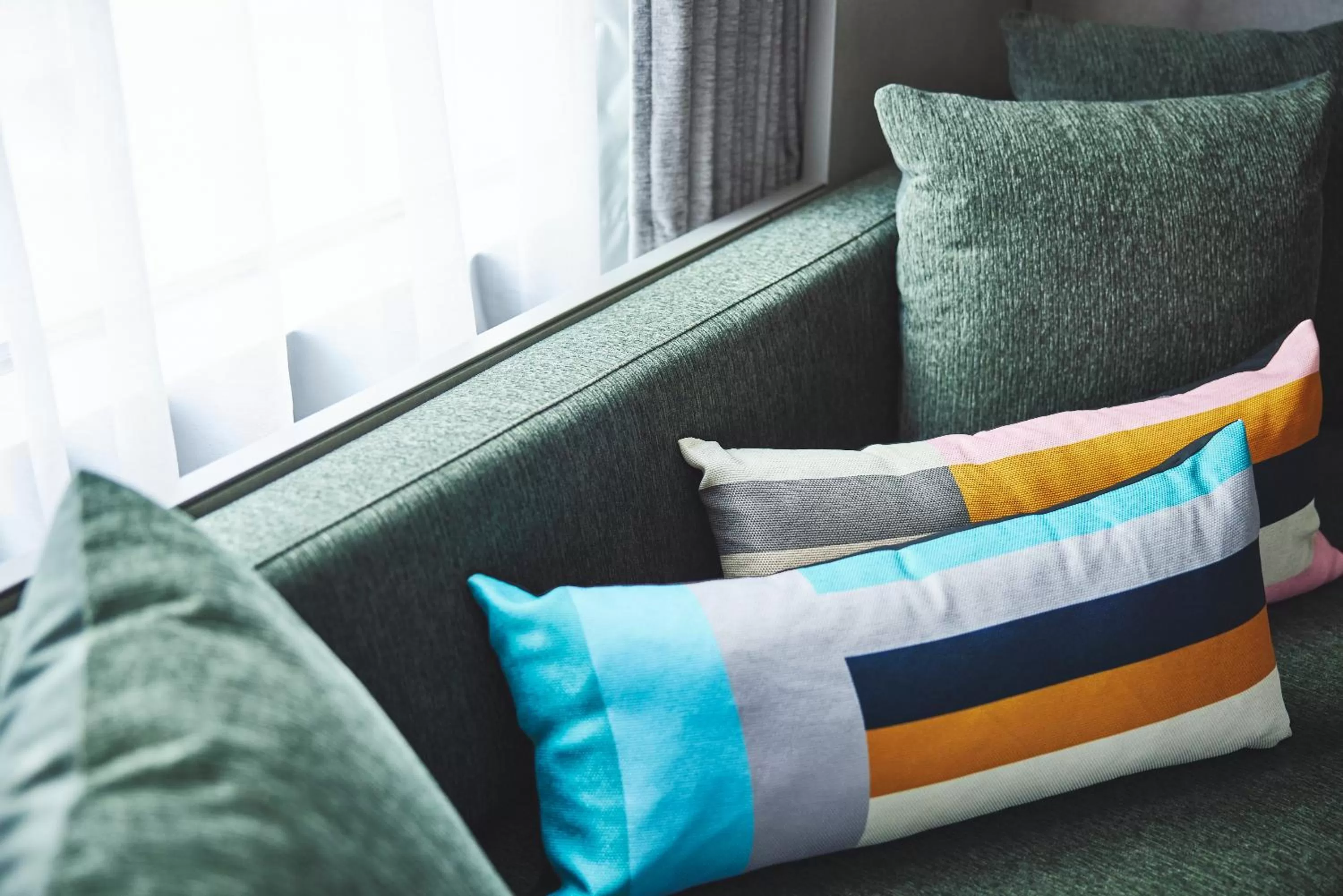 Seating area in voco Osaka Central by IHG