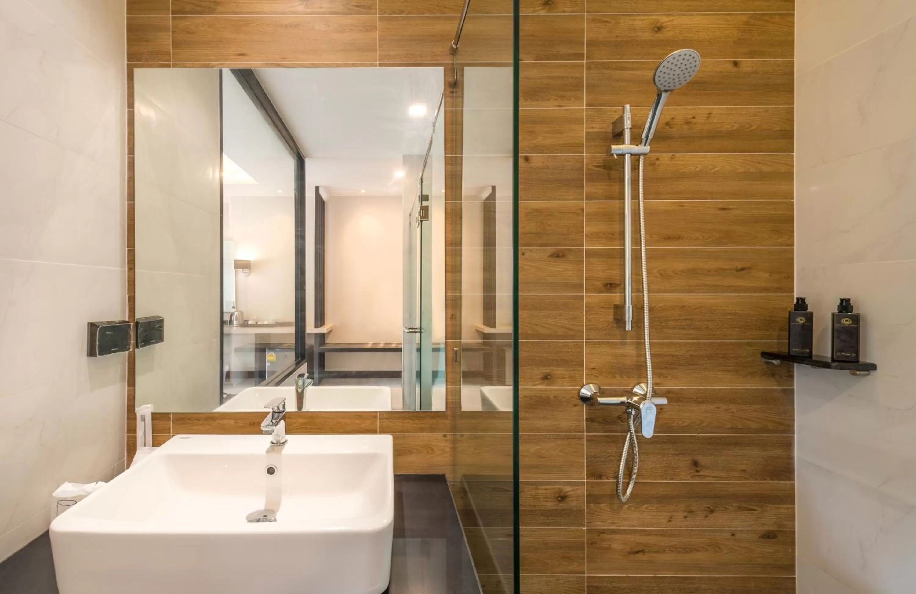 Shower in Cher​mantra​ Aonang​ Resort & Pool​ Suite