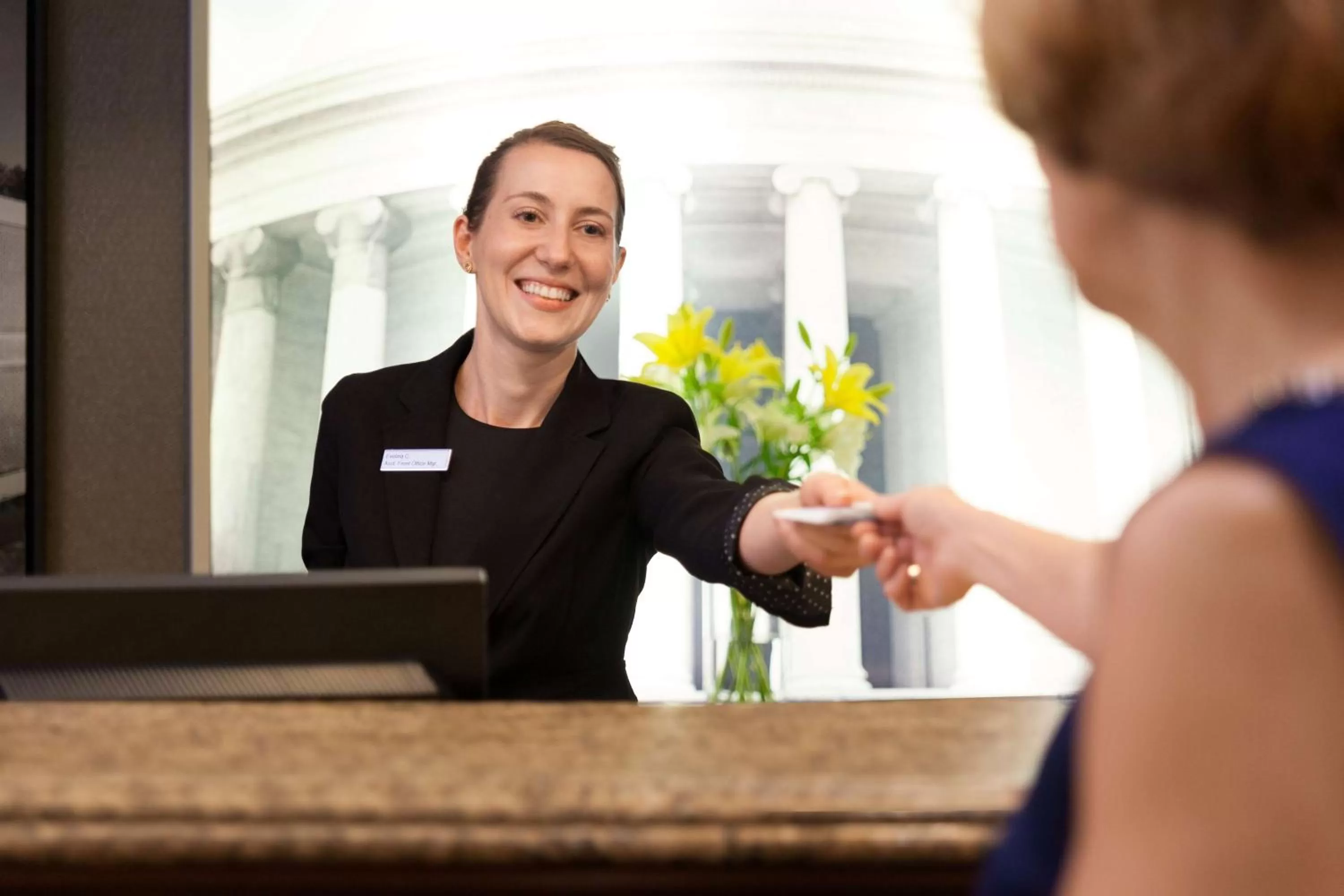 Lobby or reception in Hilton Arlington