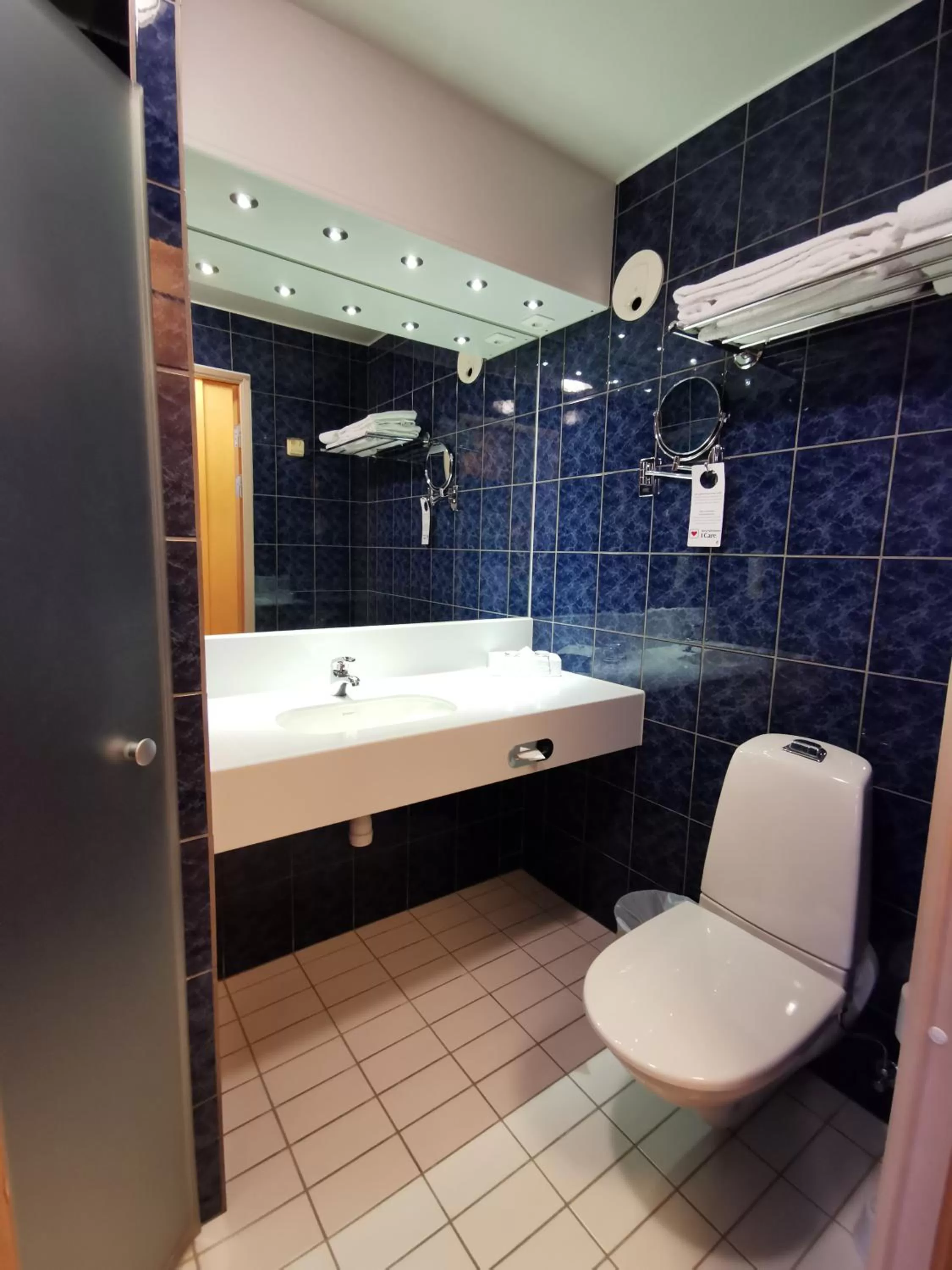 Toilet in Hotell Erikslund