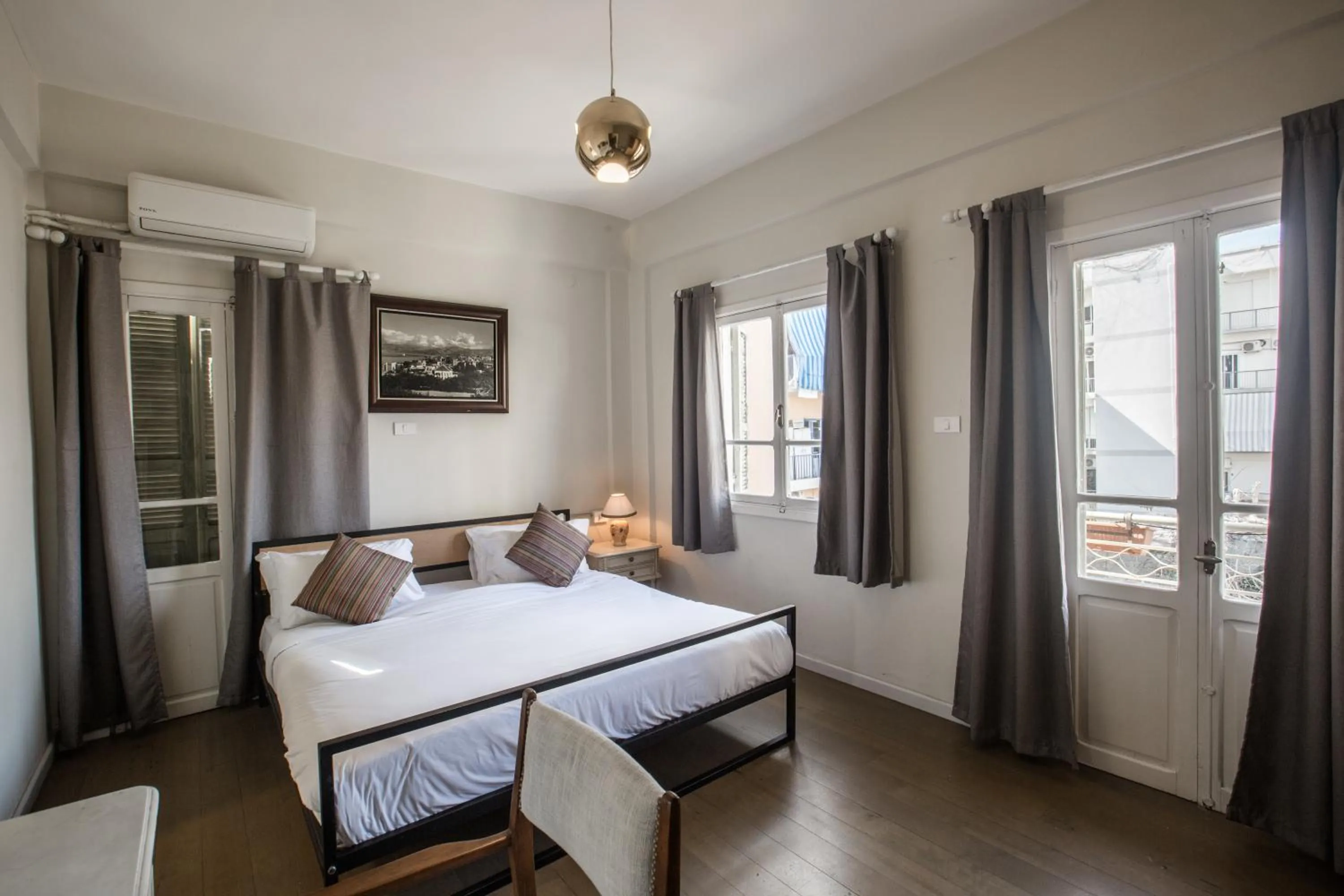 Bed in The Grand Meshmosh Hotel