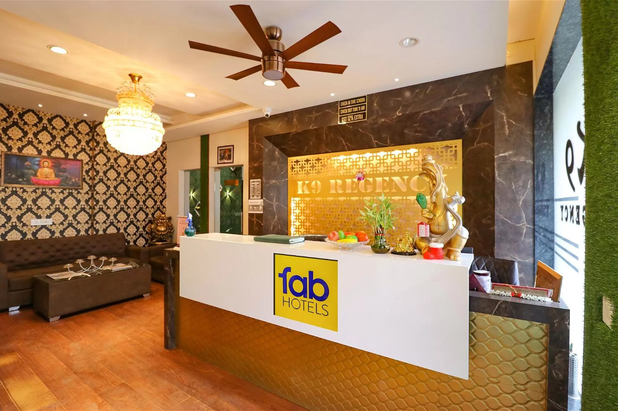 Lobby or reception in FabHotel K9