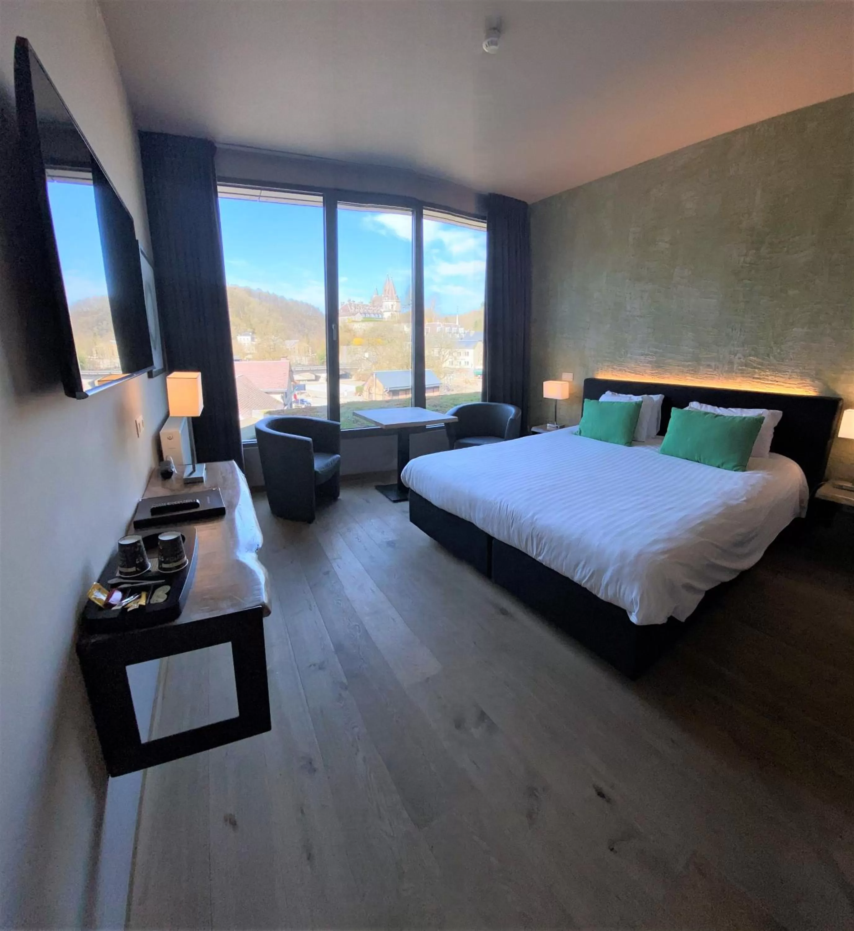 Bedroom, Bed in Hôtel WELLNESS EAU DE ROCHE Durbuy