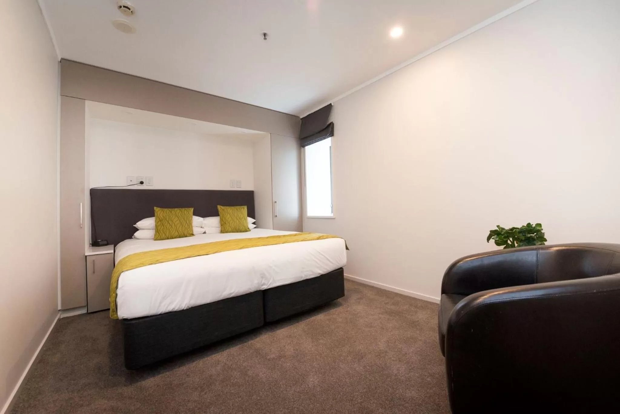 Bed in Quest on Johnston Serviced Apartments