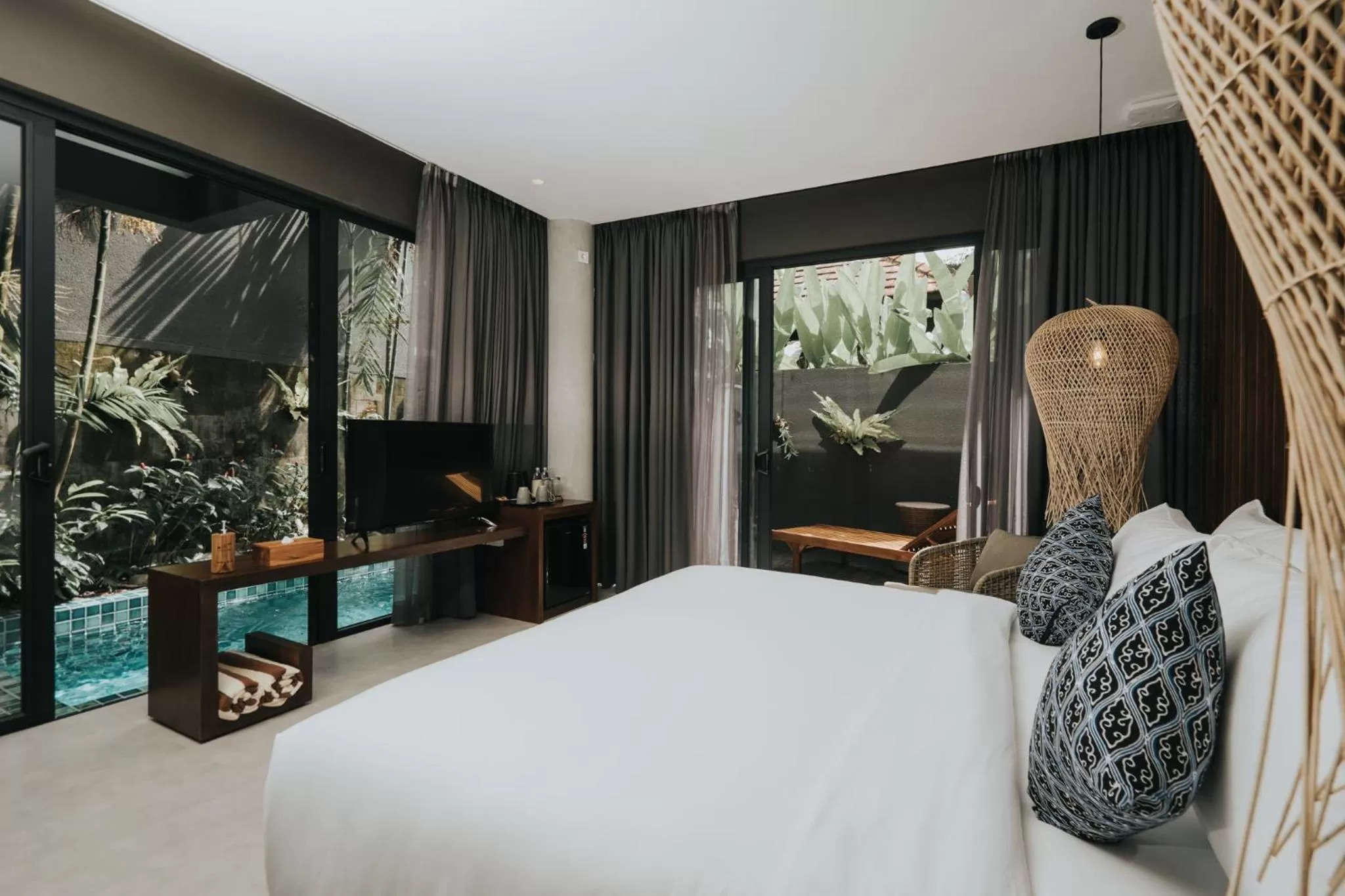 Bed in The Ning Resort Ubud