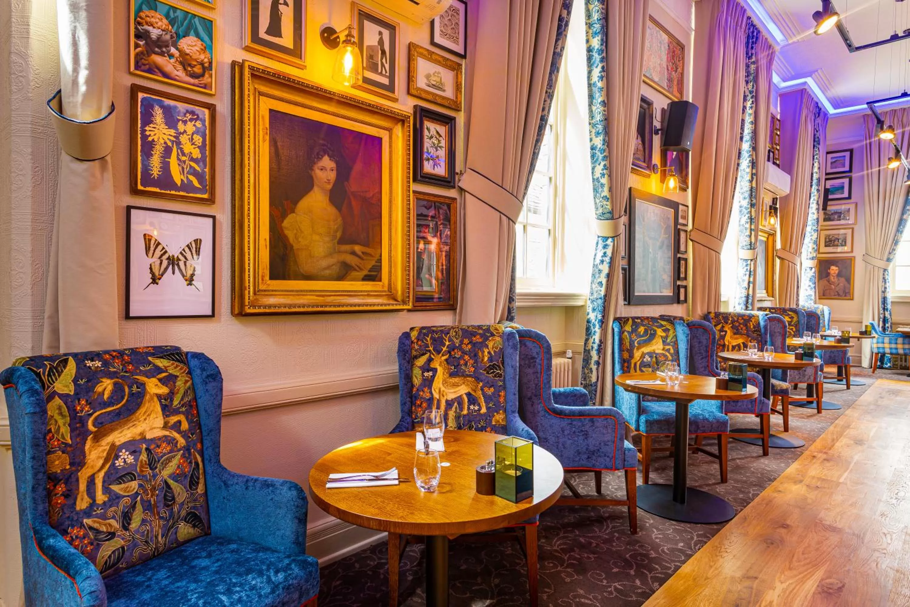 Dining area in The Rutland Arms Hotel, Bakewell, Derbyshire - The Coaching Inn Group