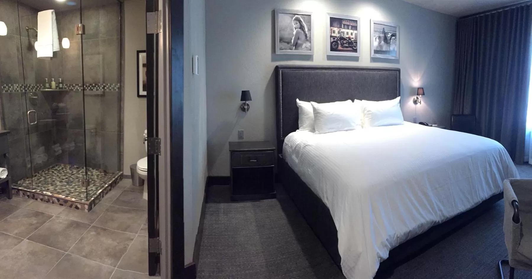 Bed in Firebrand Hotel