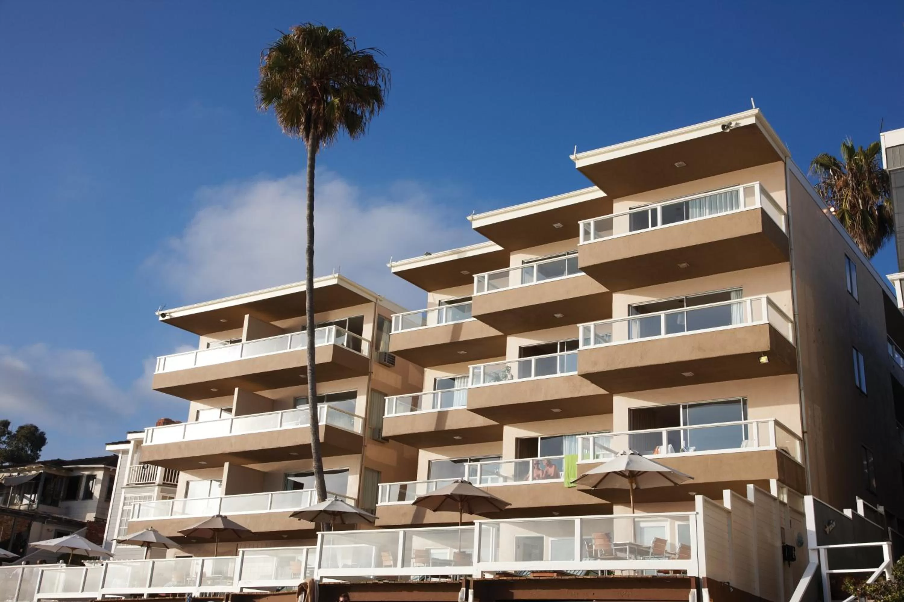 Facade/entrance, Property Building in Pacific Edge Hotel on Laguna Beach