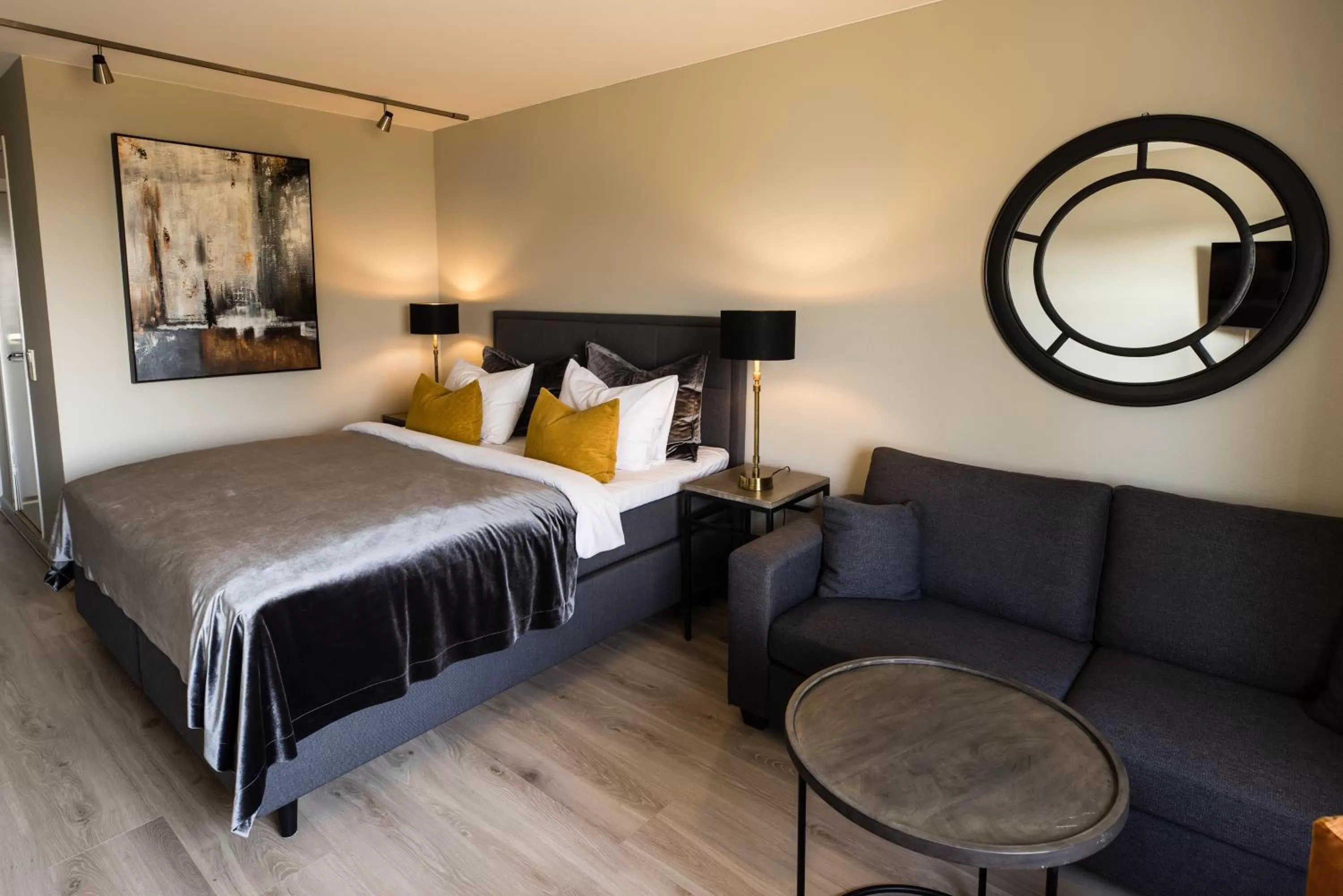 Photo of the whole room, Bed in Klækken Hotel