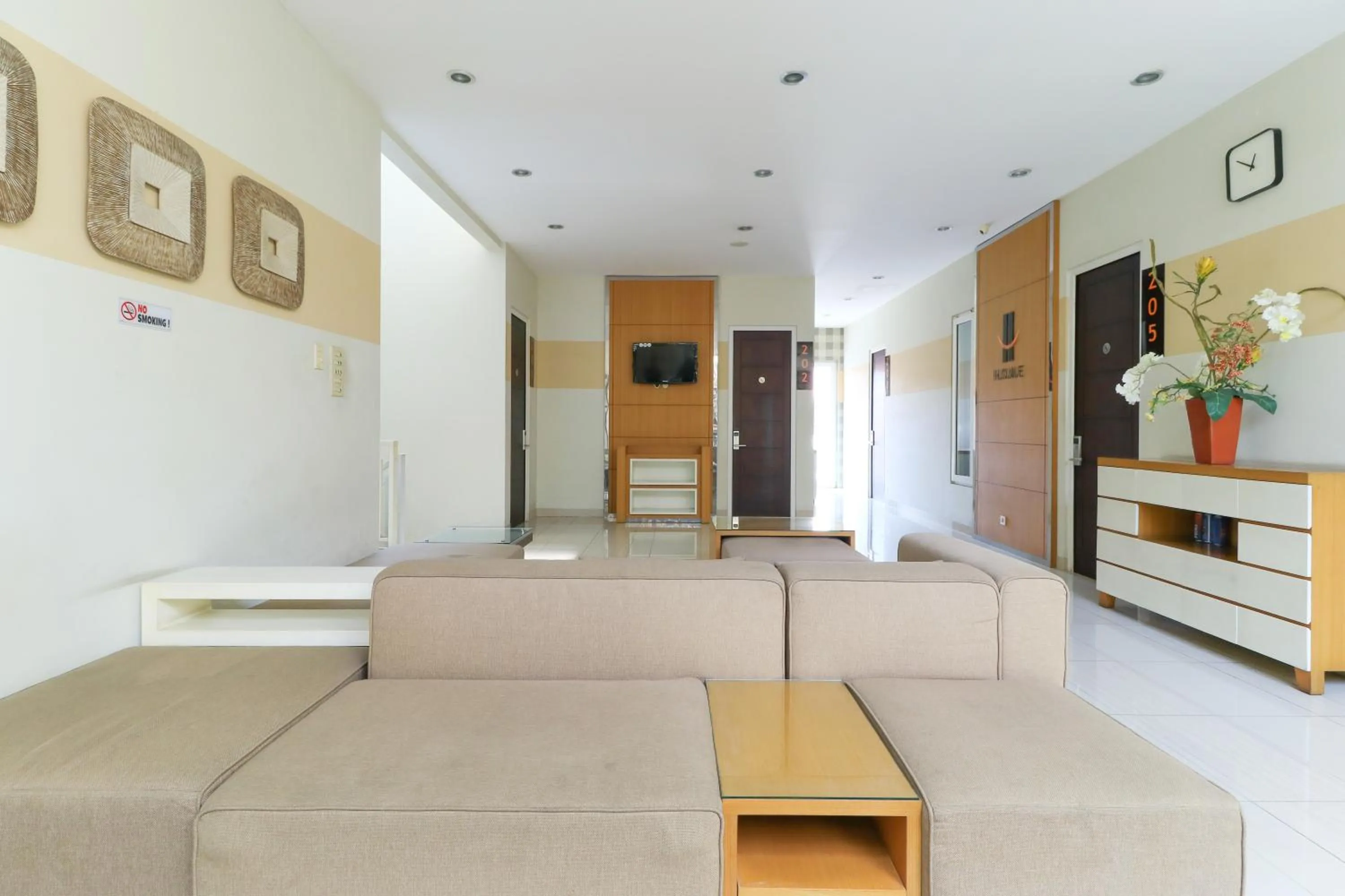 Living room in HOME Guesthouse