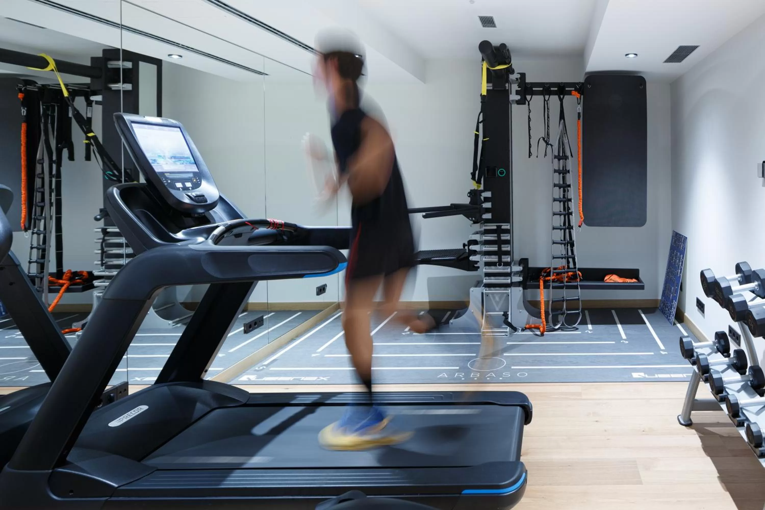Fitness centre/facilities in Hotel Arbaso