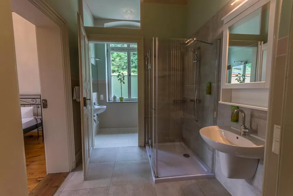 Shower, Bathroom in Albergo-Toscana