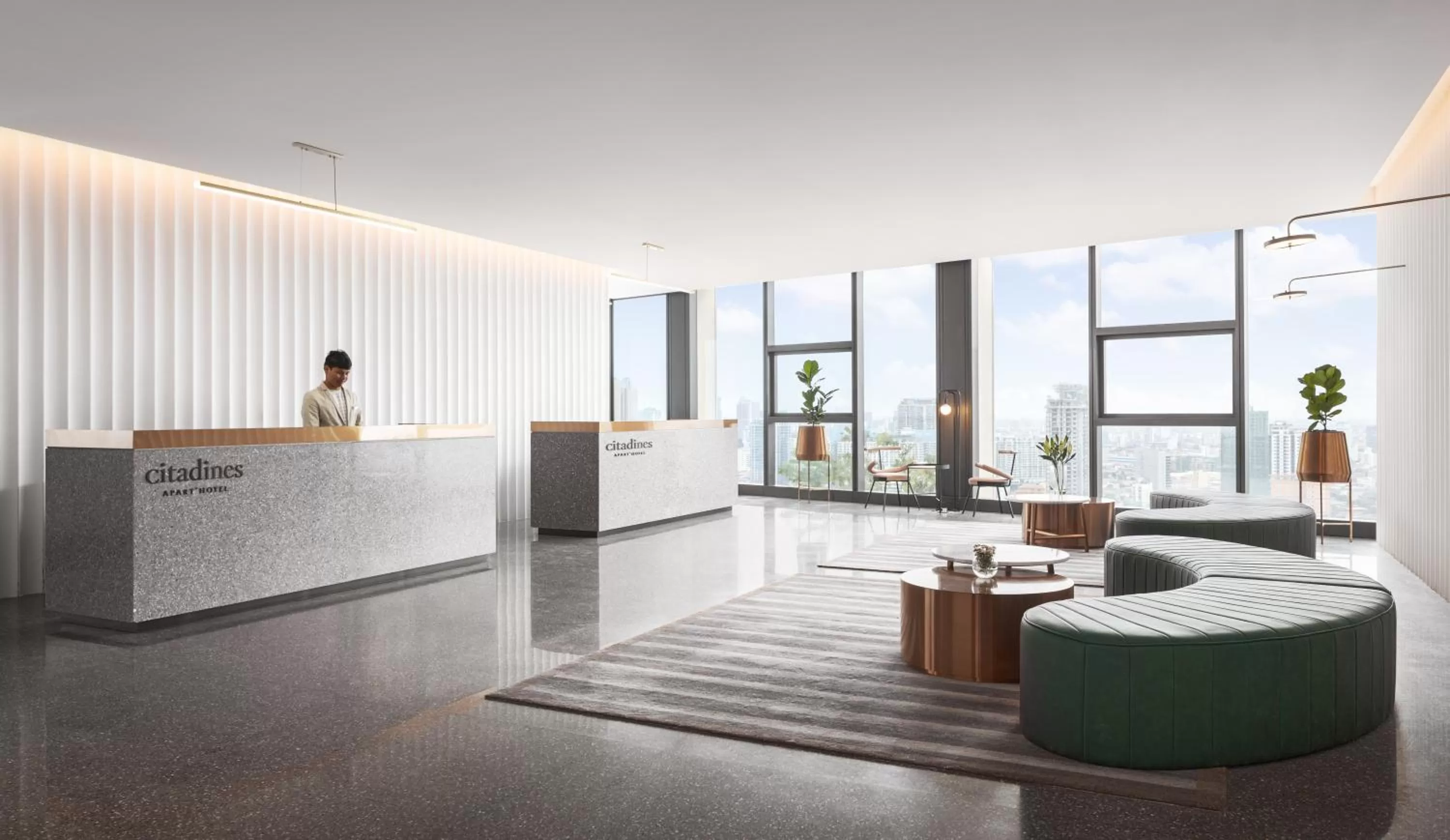 Lobby or reception in Citadines Flatiron Phnom Penh