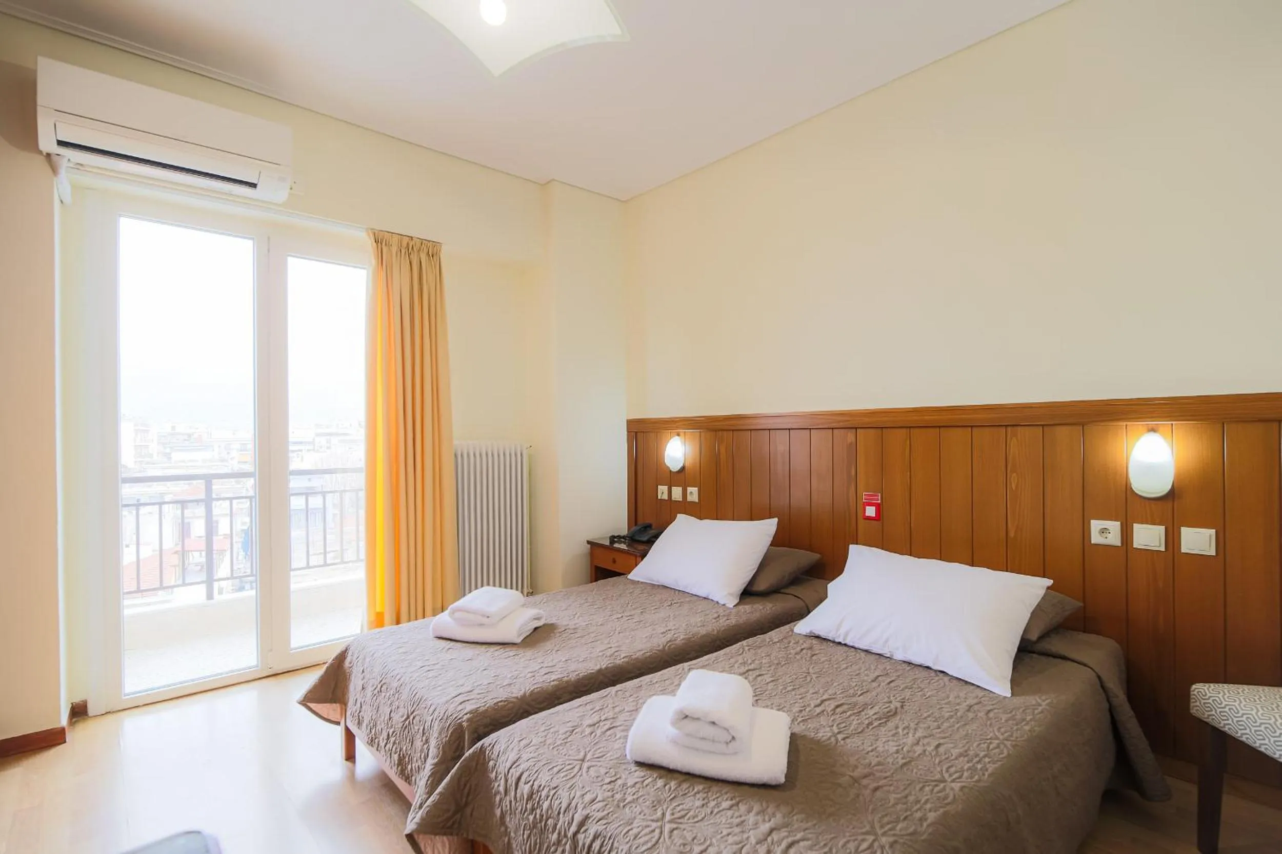 Bedroom, Bed in Hotel Philippos