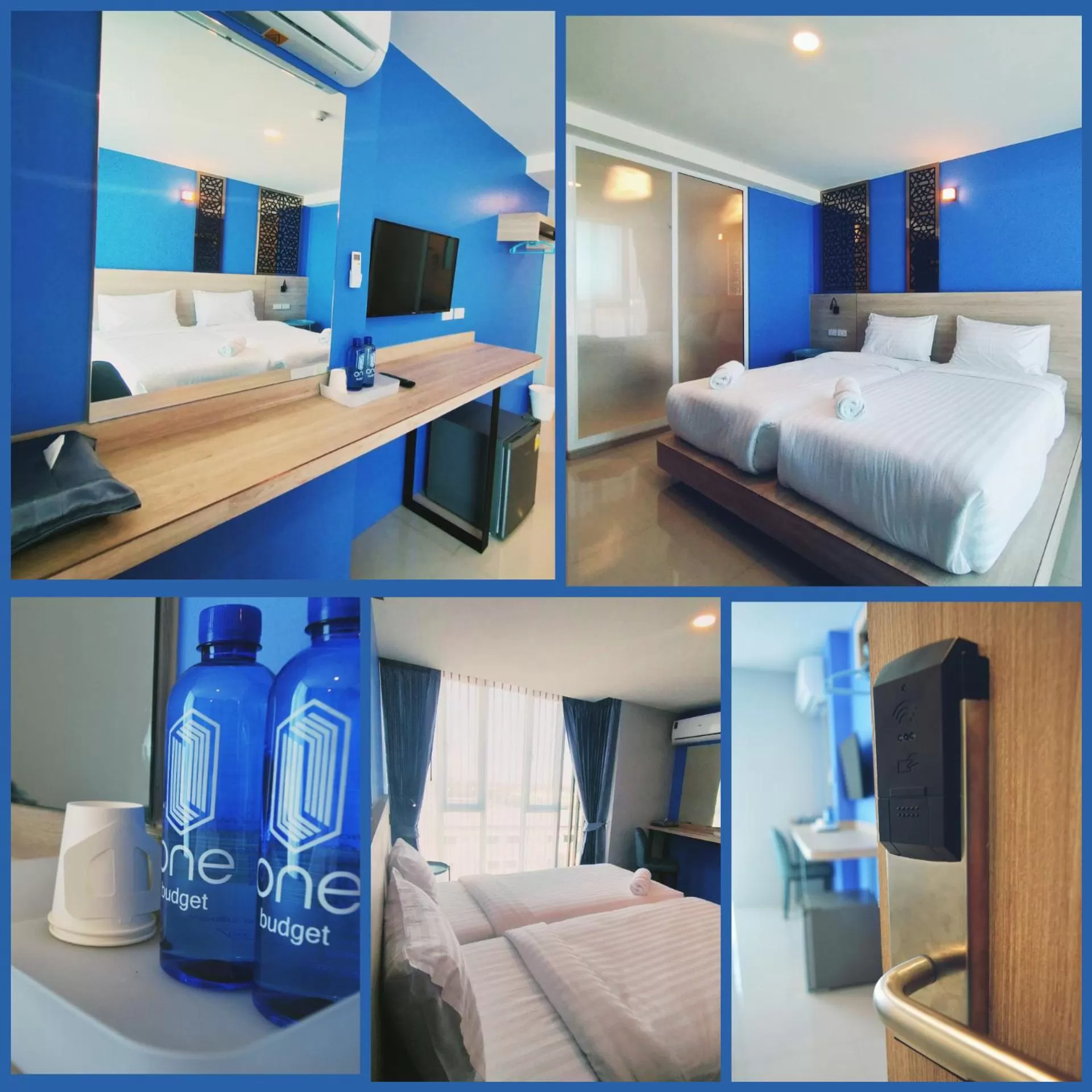 Bed in วัน บัดเจท เชียงราย สนามบิน One Budget Hotel Chiangrai Airport