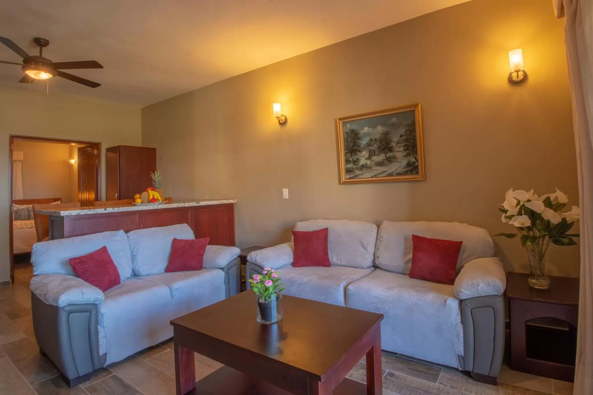 Living room in Velero Beach Resort