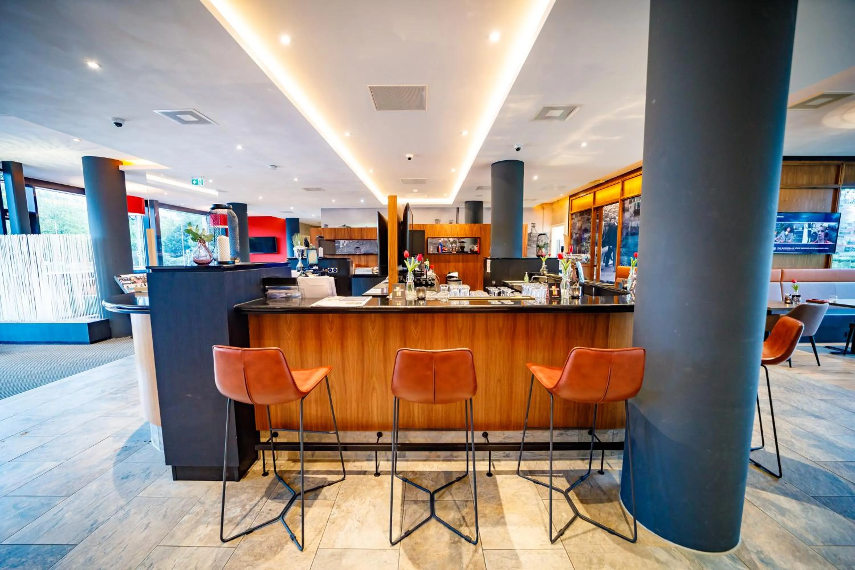 Lounge or bar in Bastion Hotel Geleen