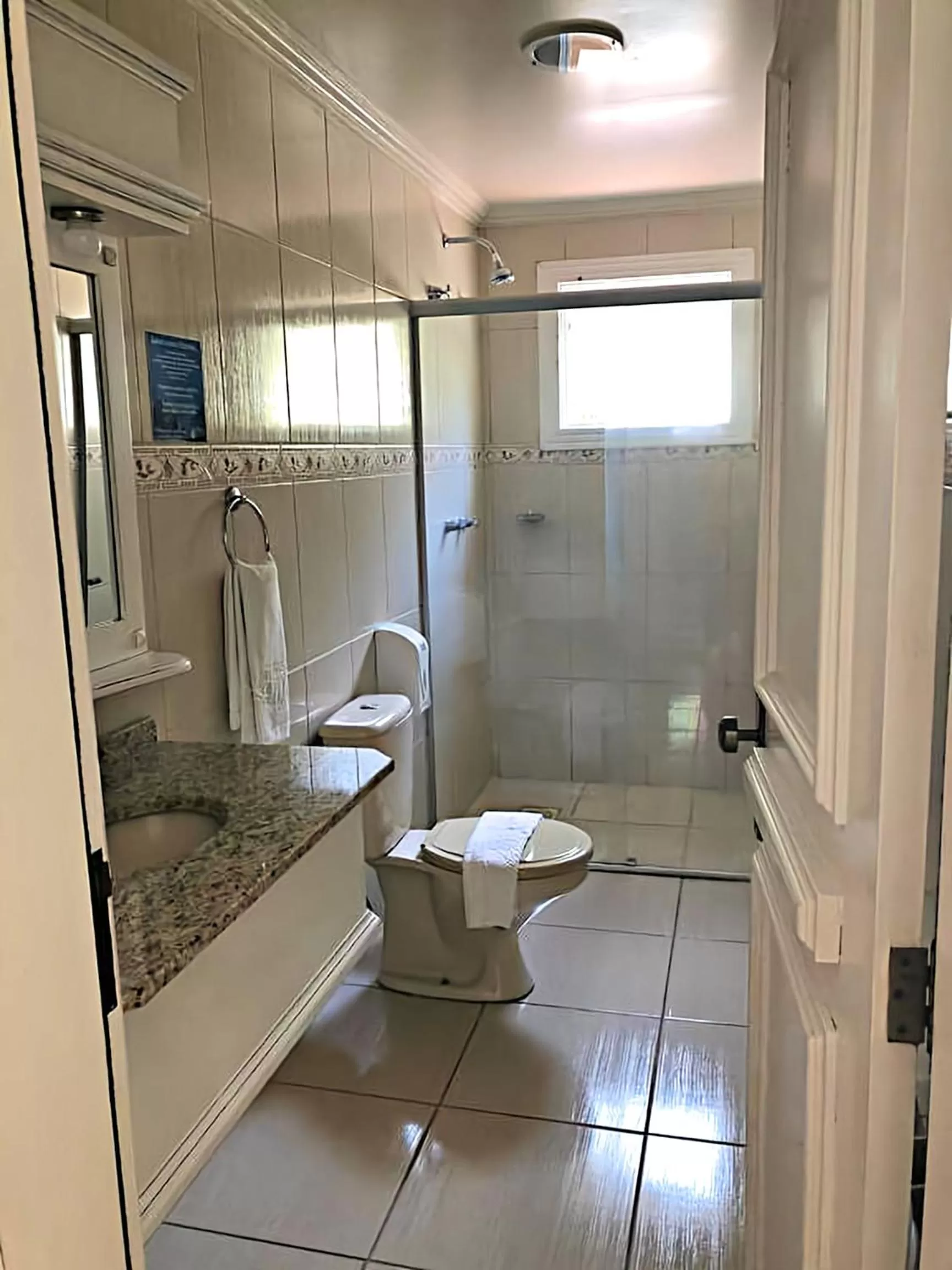 Bathroom in Pousada dos Anjos