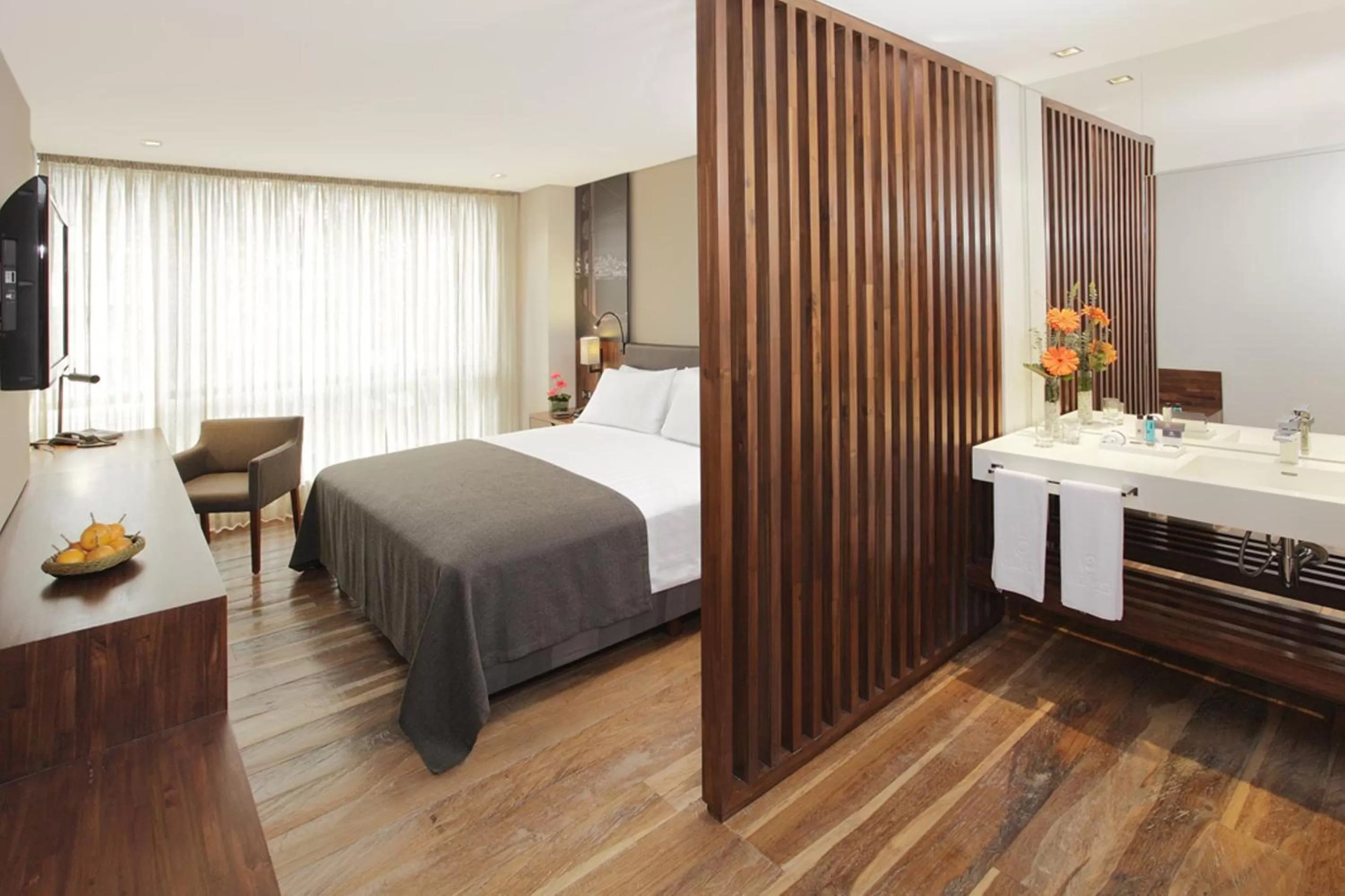 Photo of the whole room, Bed in Hotel Estelar Parque de la 93