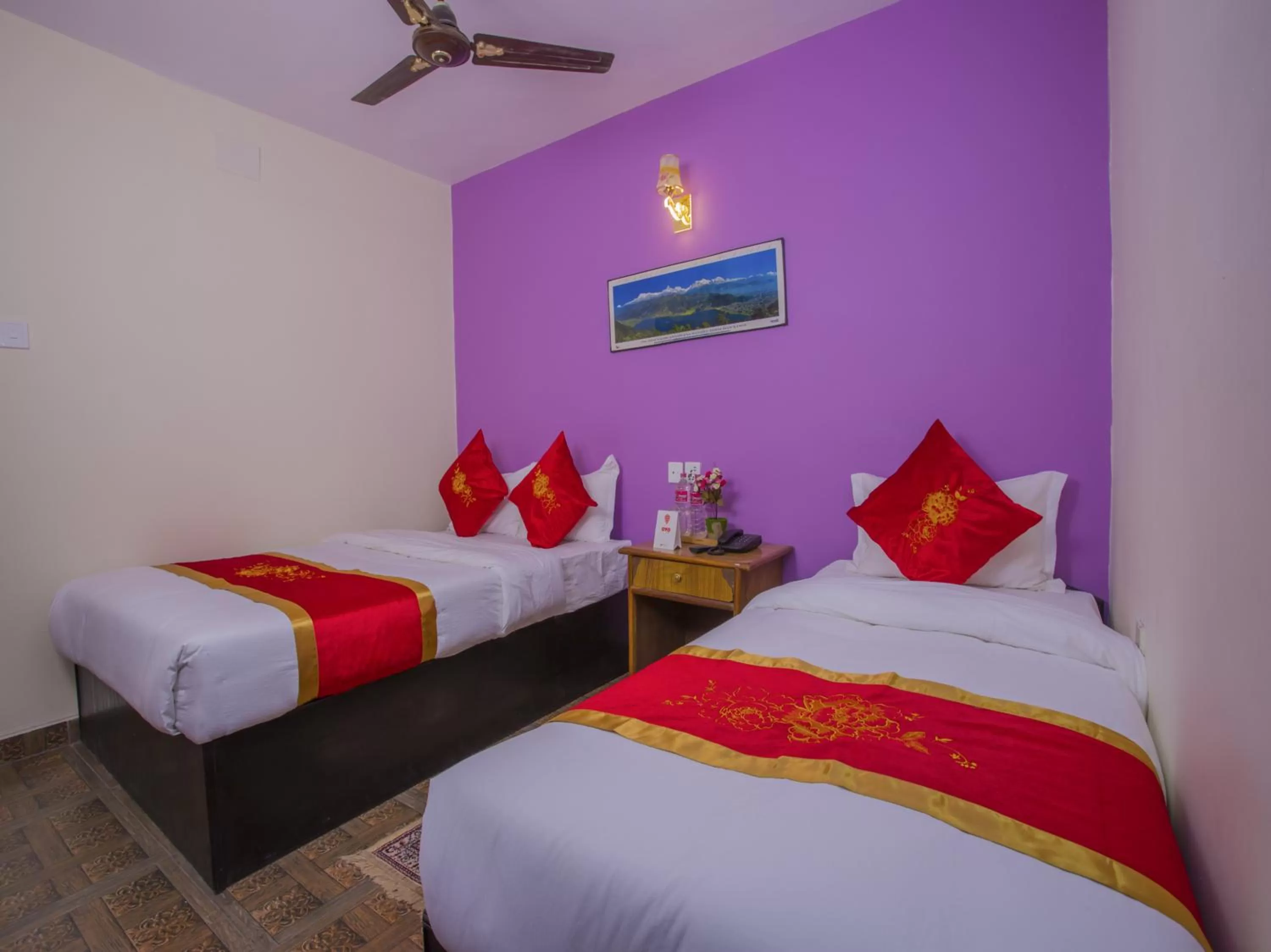 Bedroom, Bed in Hotel Fewa Corner & Restro