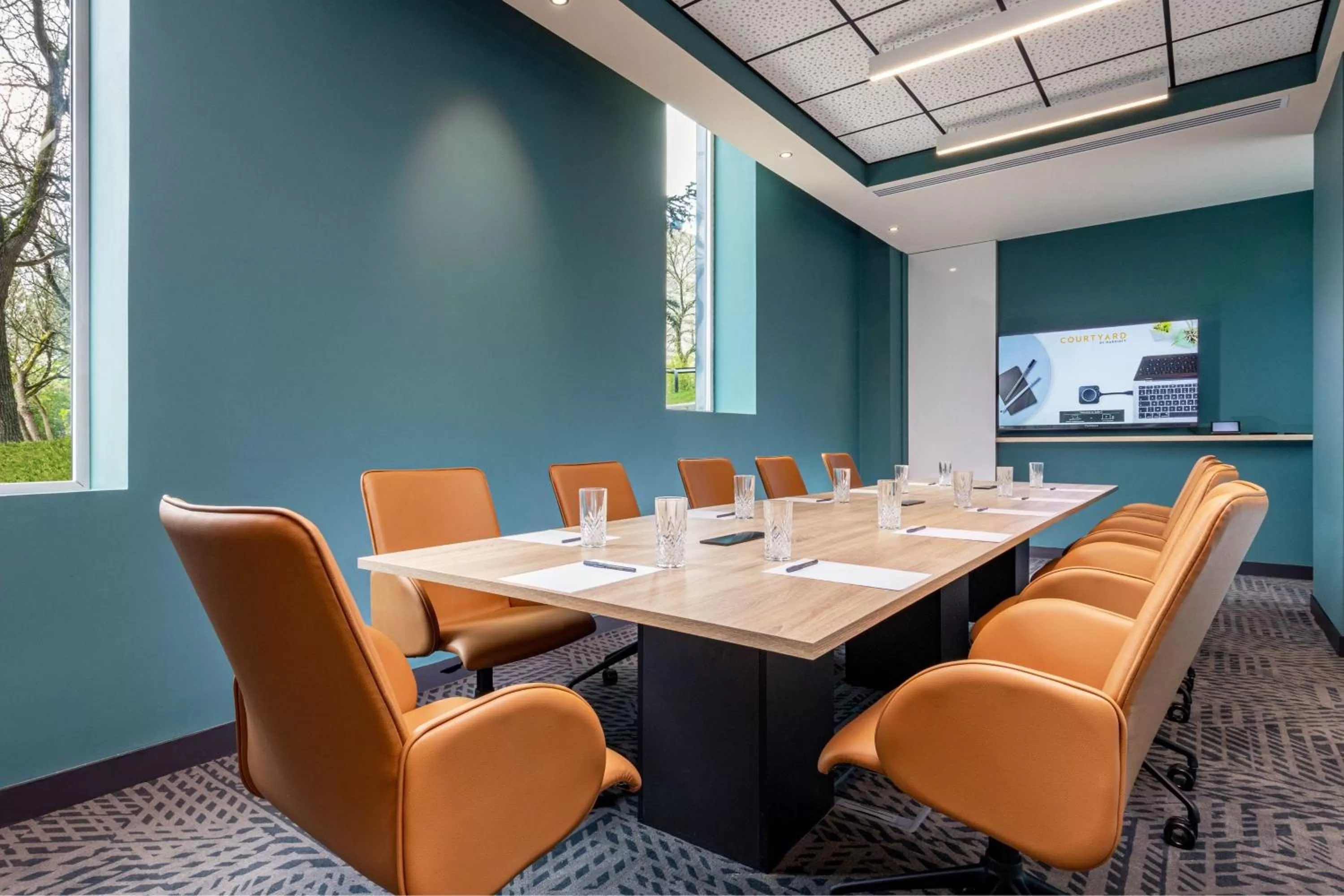 Meeting/conference room in Courtyard by Marriott Paris Charles de Gaulle Central Airport