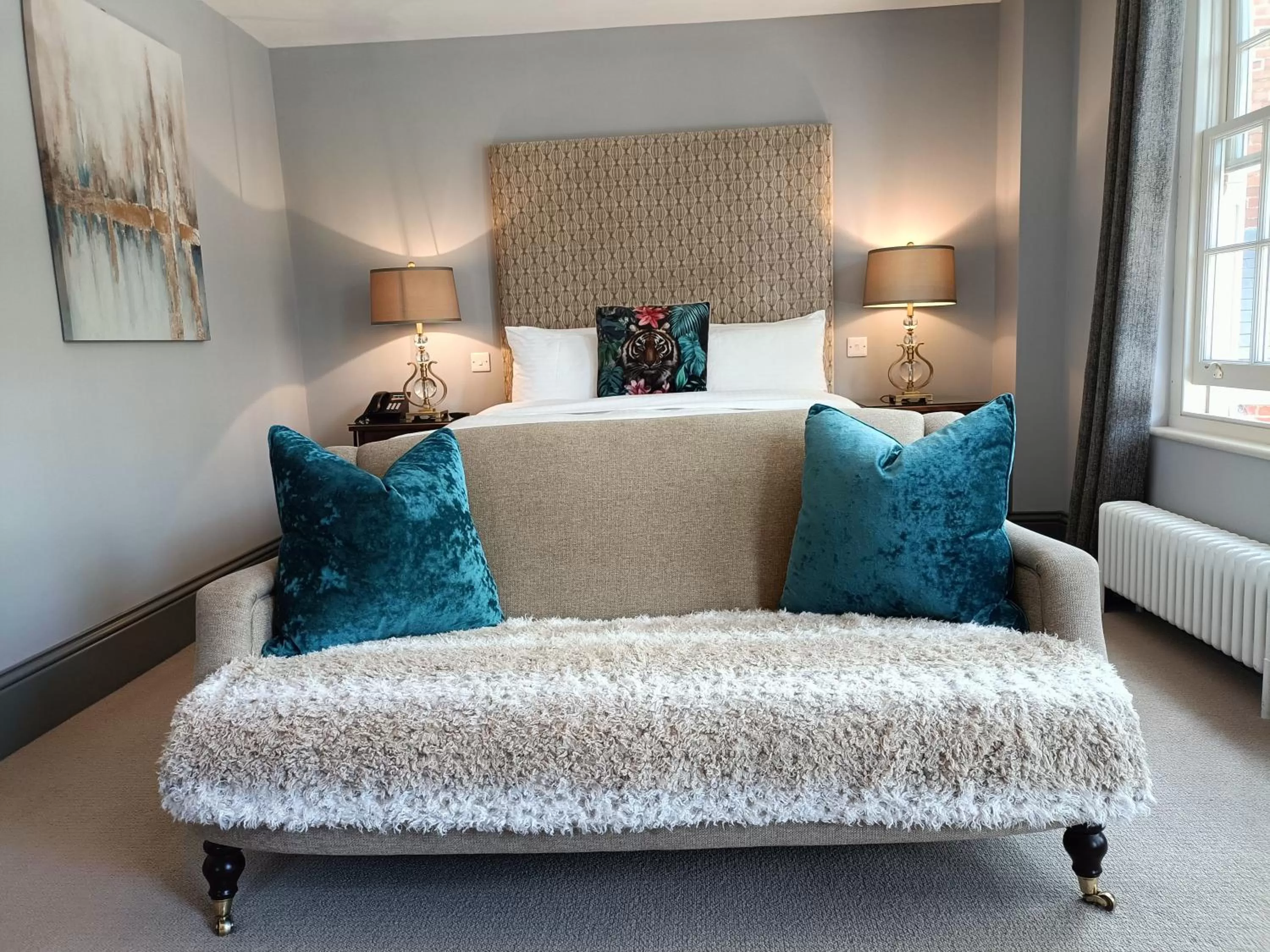 Bed in The Linden Stansted