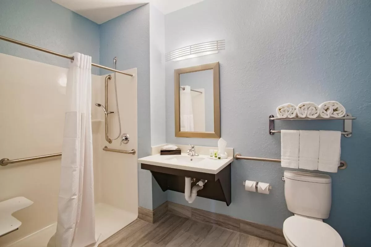 Shower in Iris Garden Inn