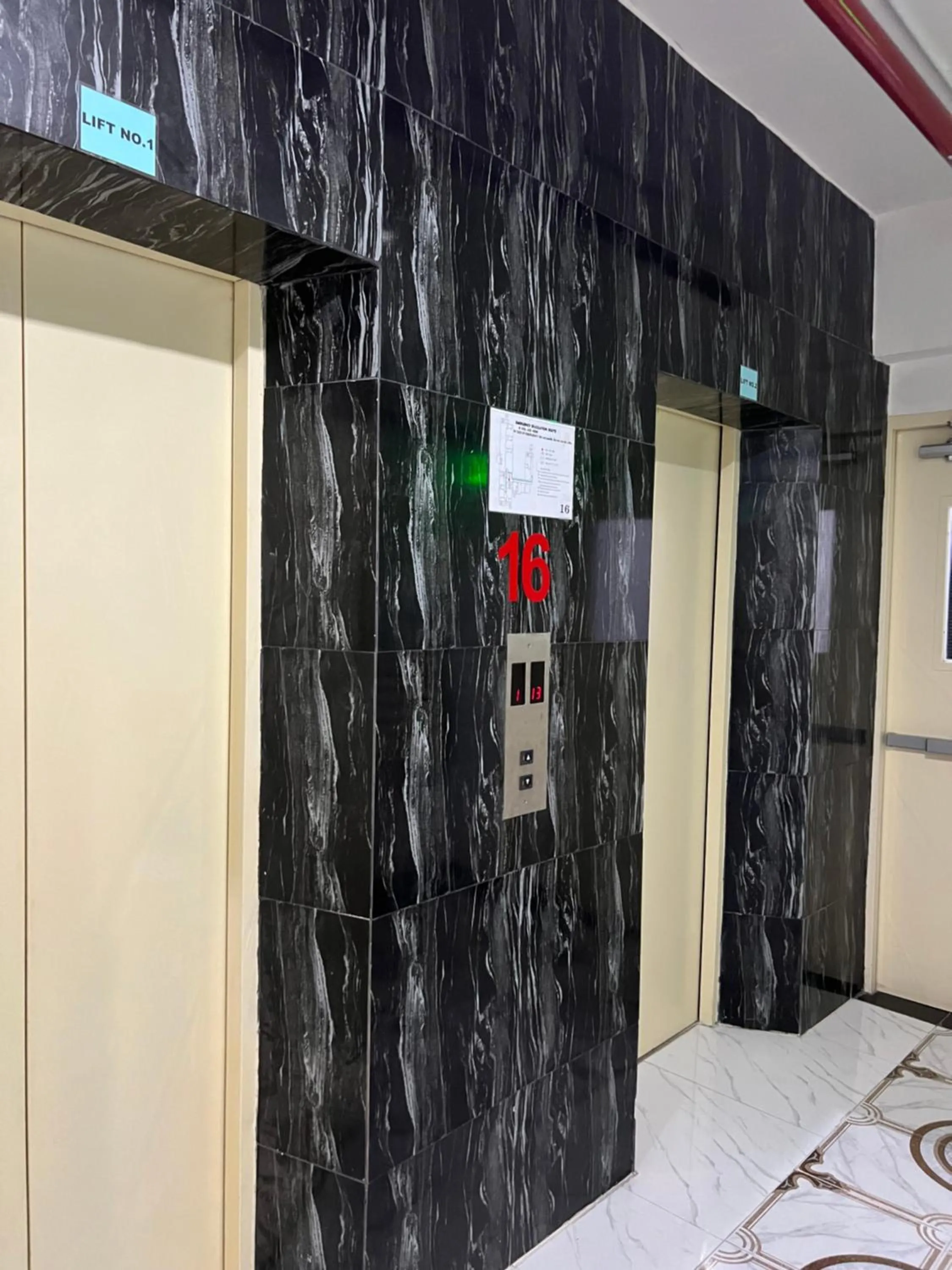 Floor plan in Mall Suites Hotel