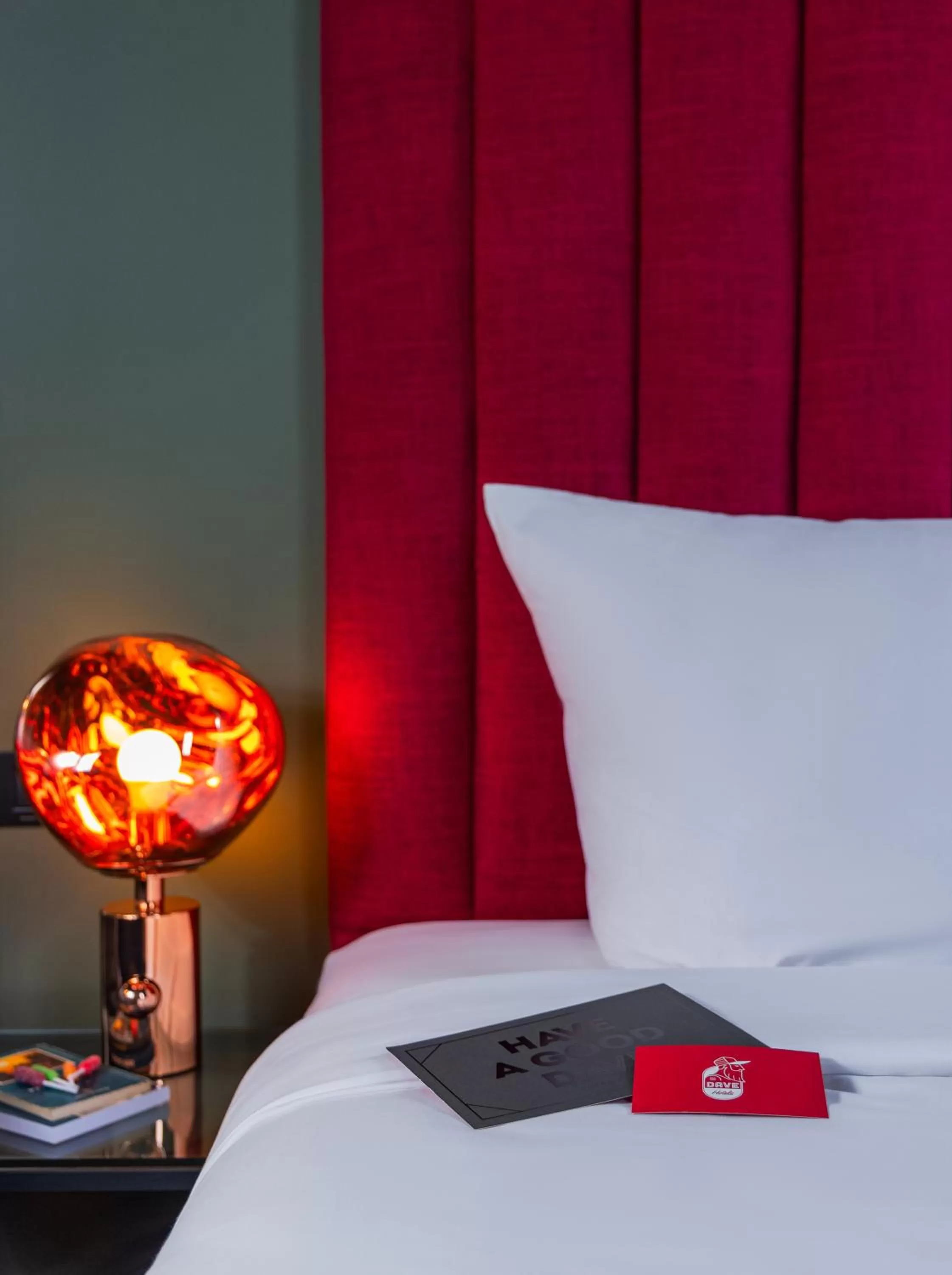 Bed in Dave Downtown, a member of Brown Hotels