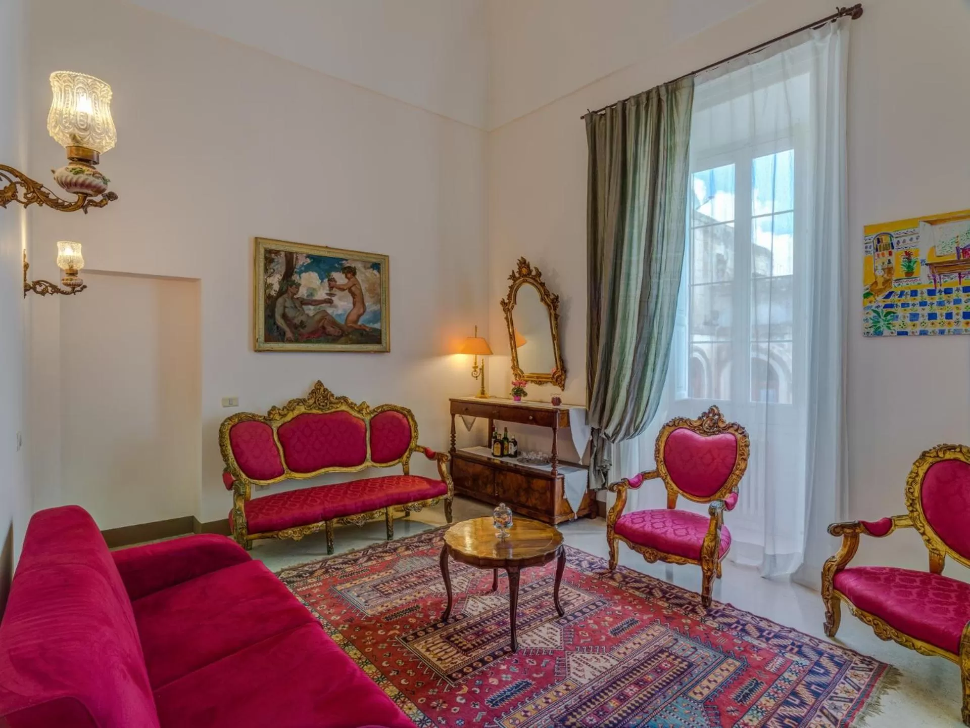 Seating area in Dimora San Leucio