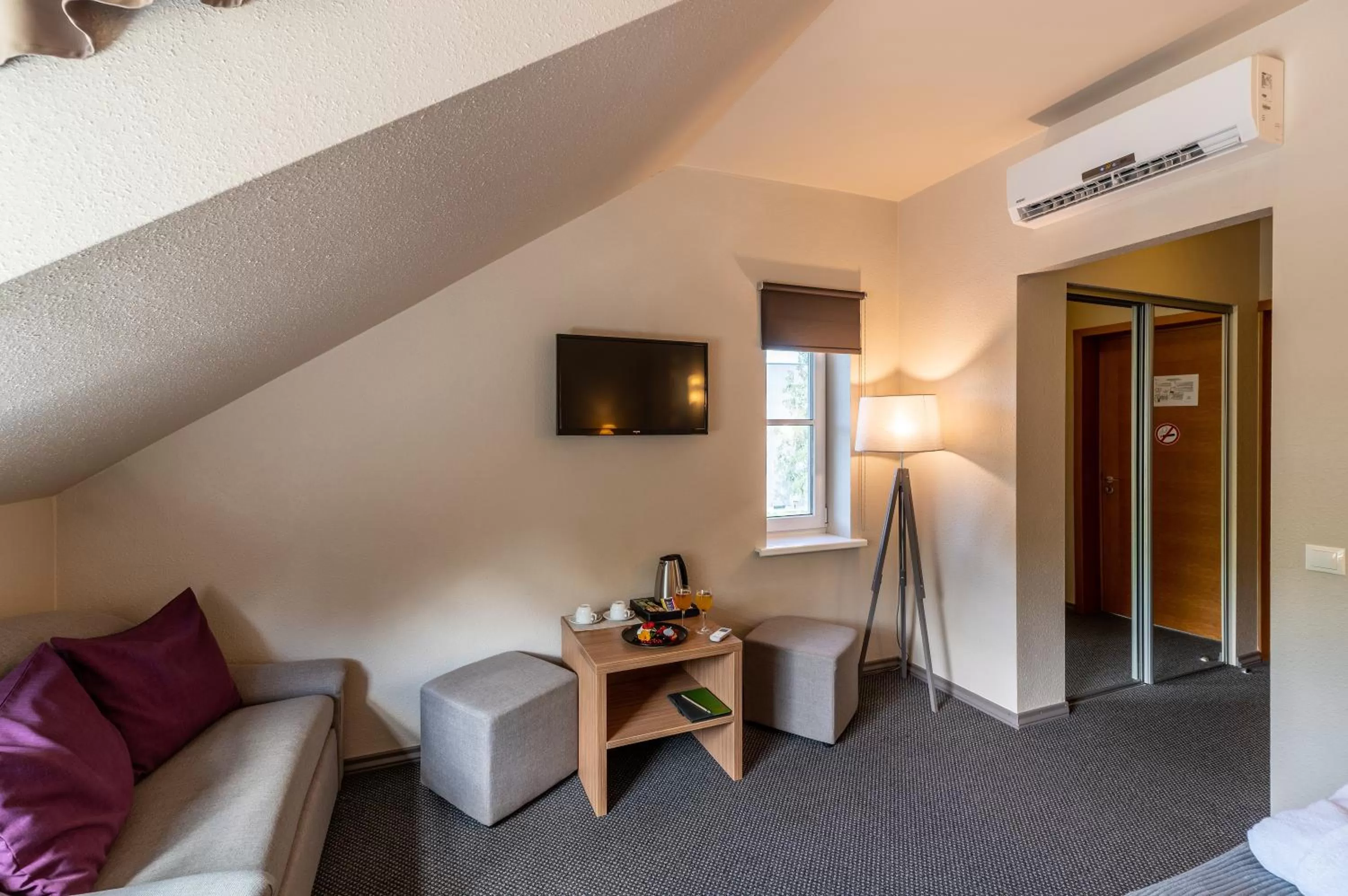 Seating area in Hotel Sigulda