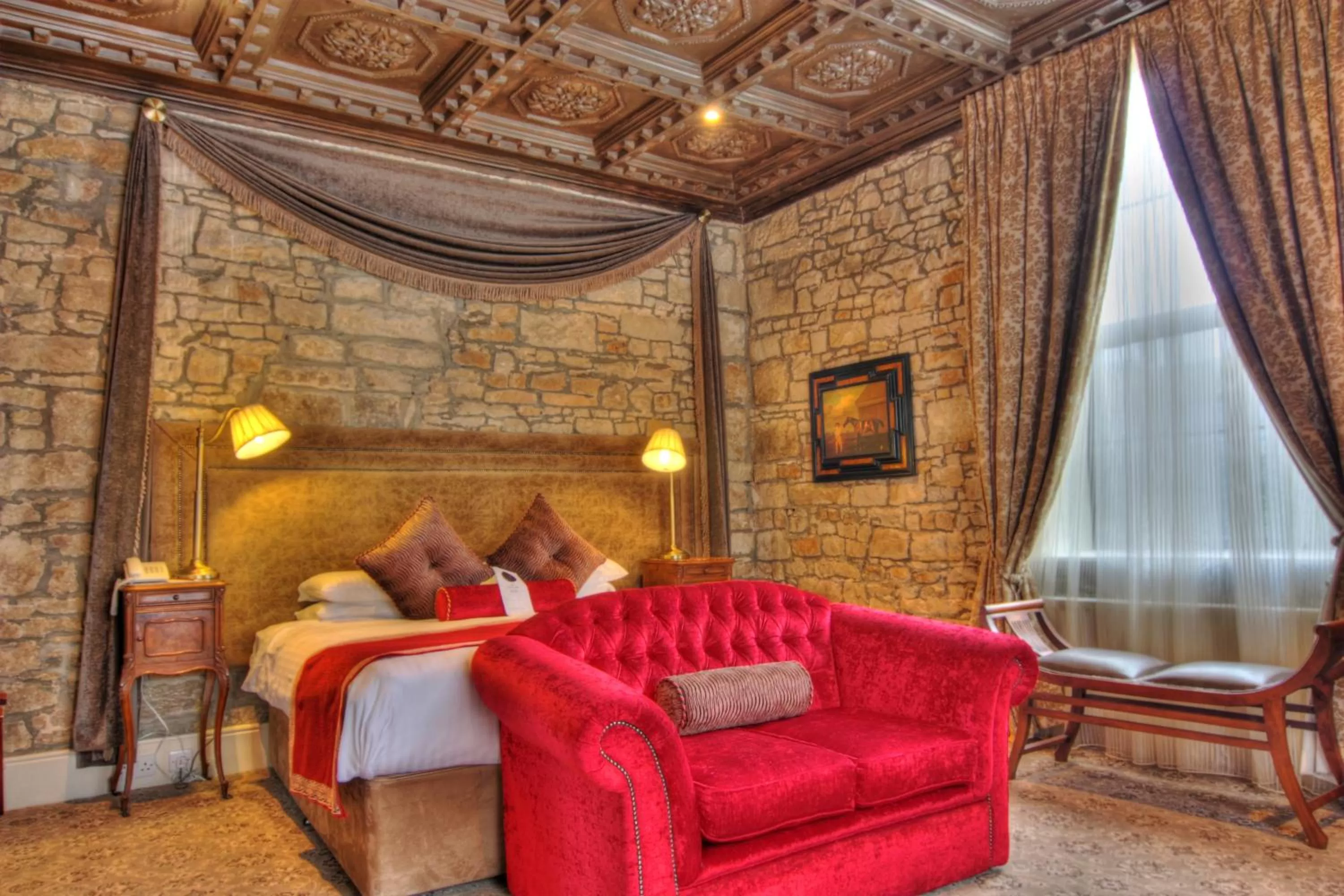 Bed in Cabra Castle Hotel