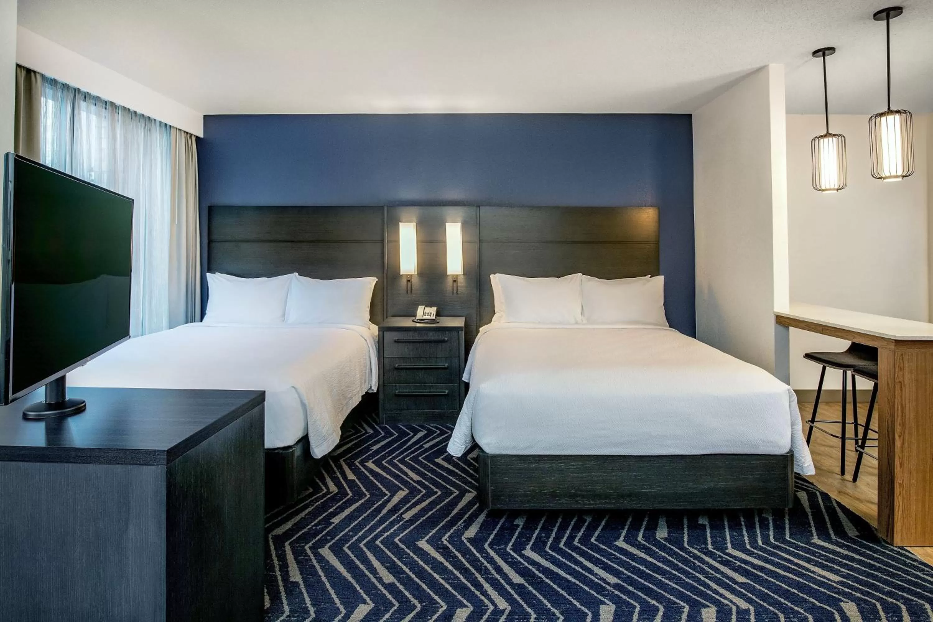 Photo of the whole room, Bed in Residence Inn by Marriott Boston Cambridge