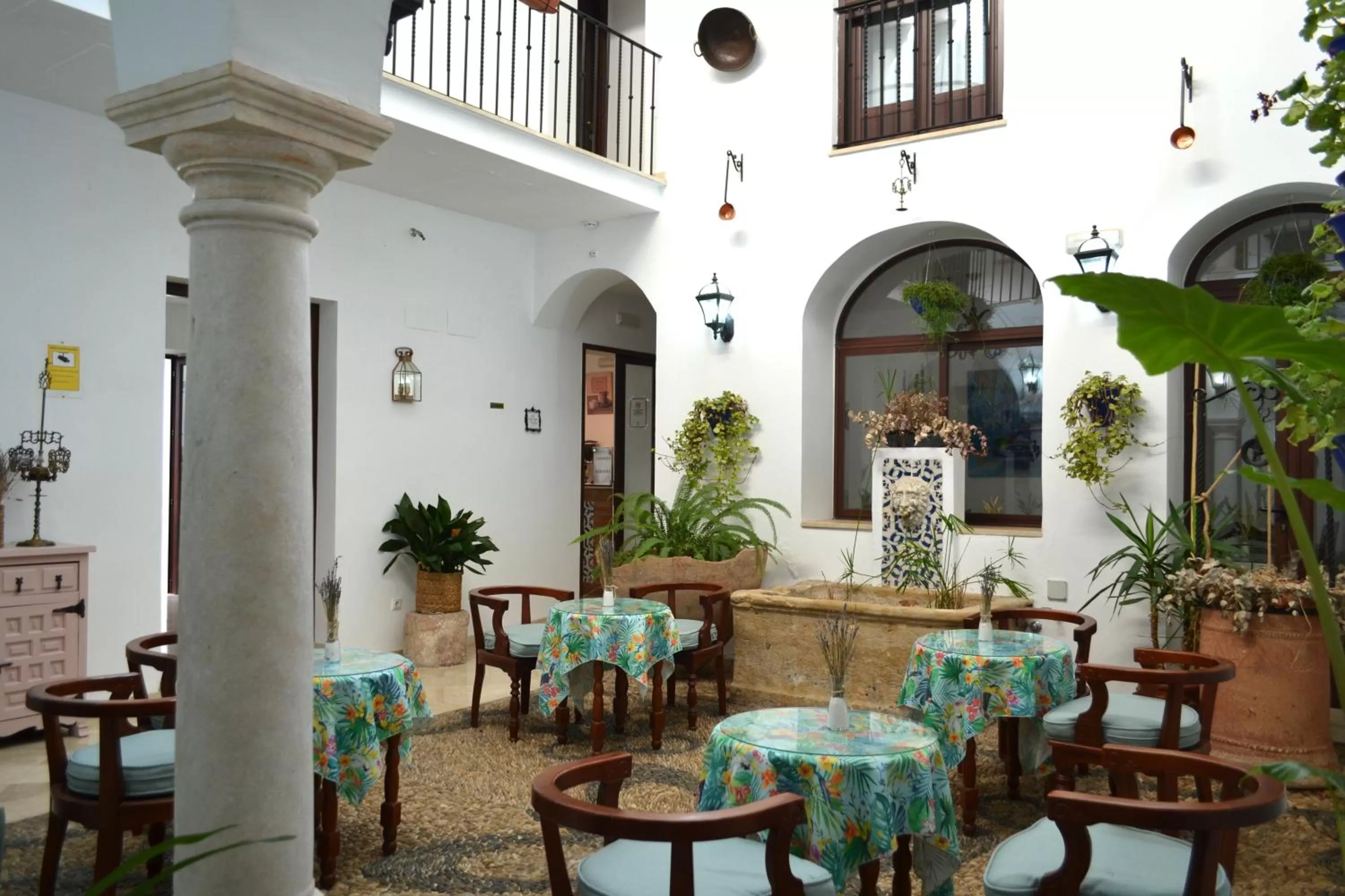 Patio in Hotel Marisa