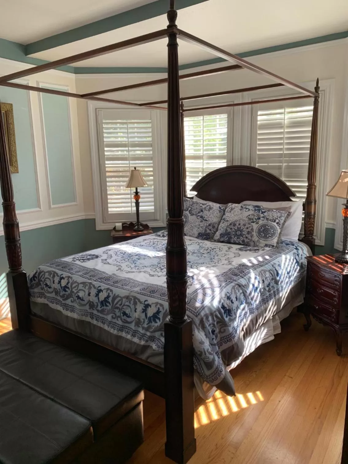 Bed in The Inn at Benicia Bay