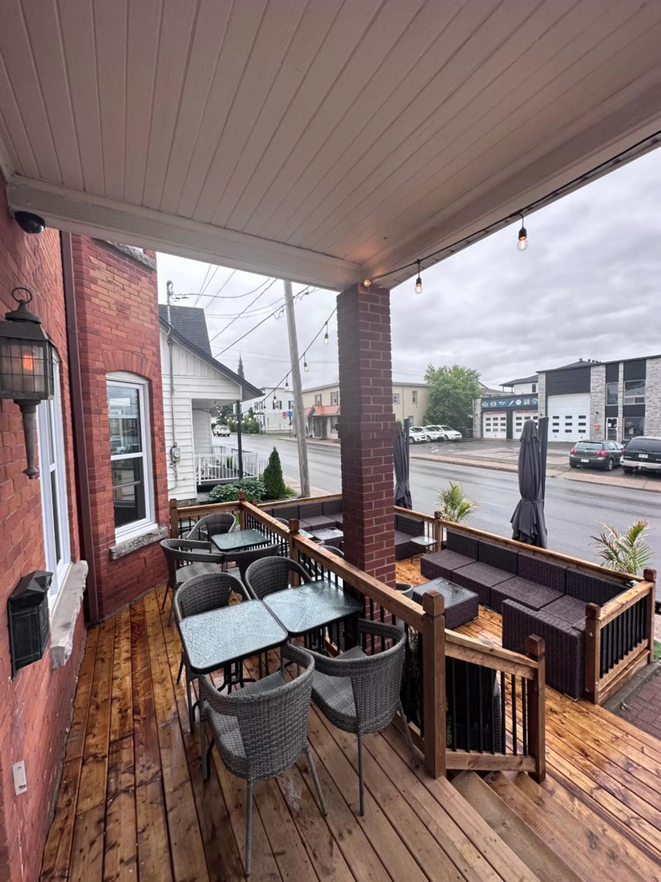 Balcony/Terrace in Gîte et Bistro Jazz Namasté
