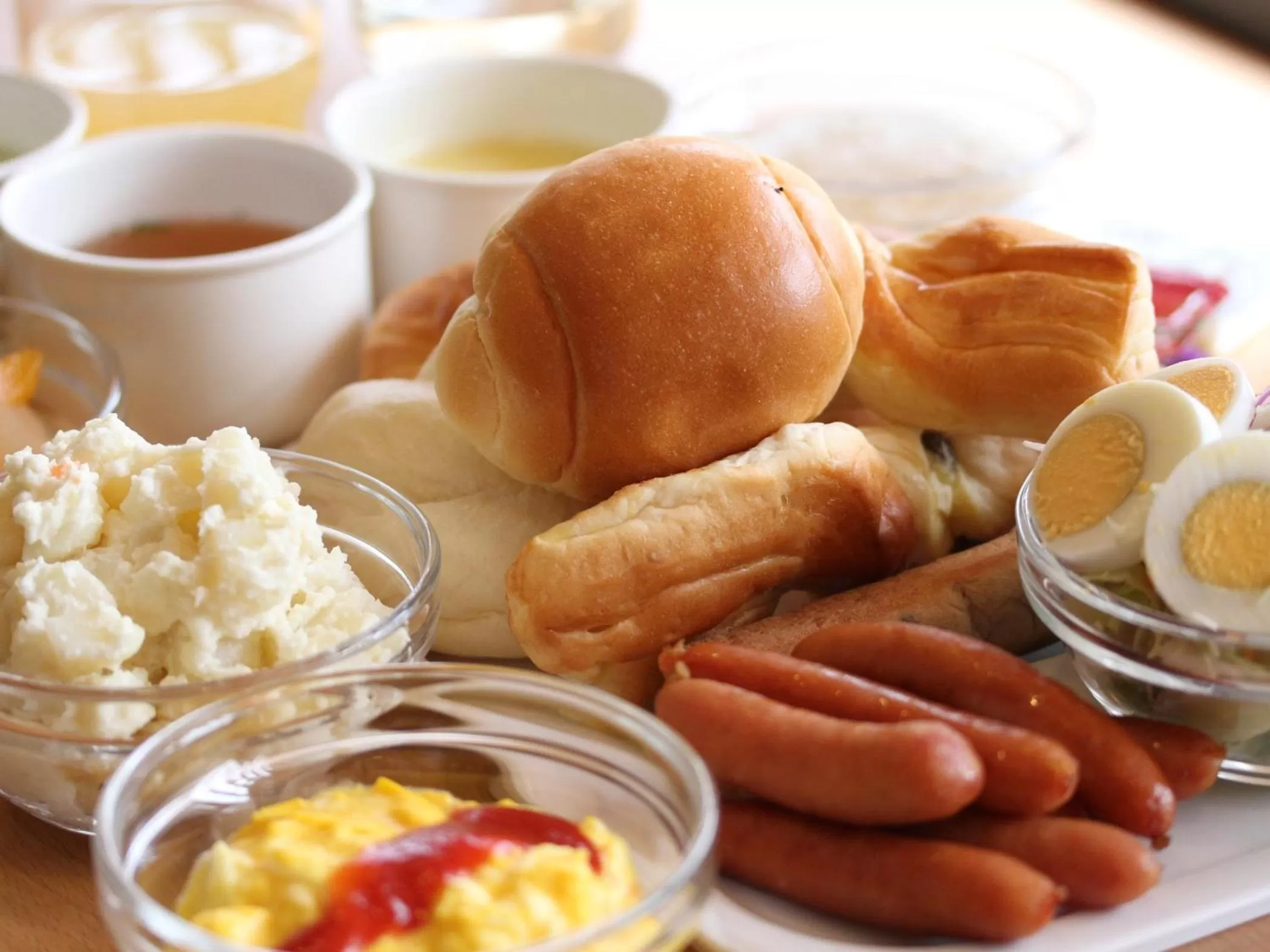 Buffet breakfast in Meitetsu Inn Chita Handa Ekimae