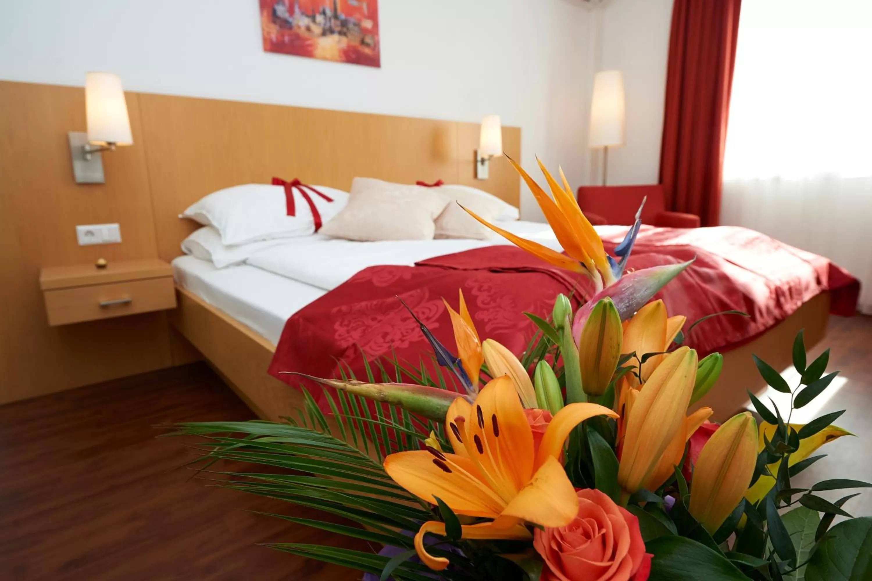 Photo of the whole room, Bed in City-Hotel Mödling