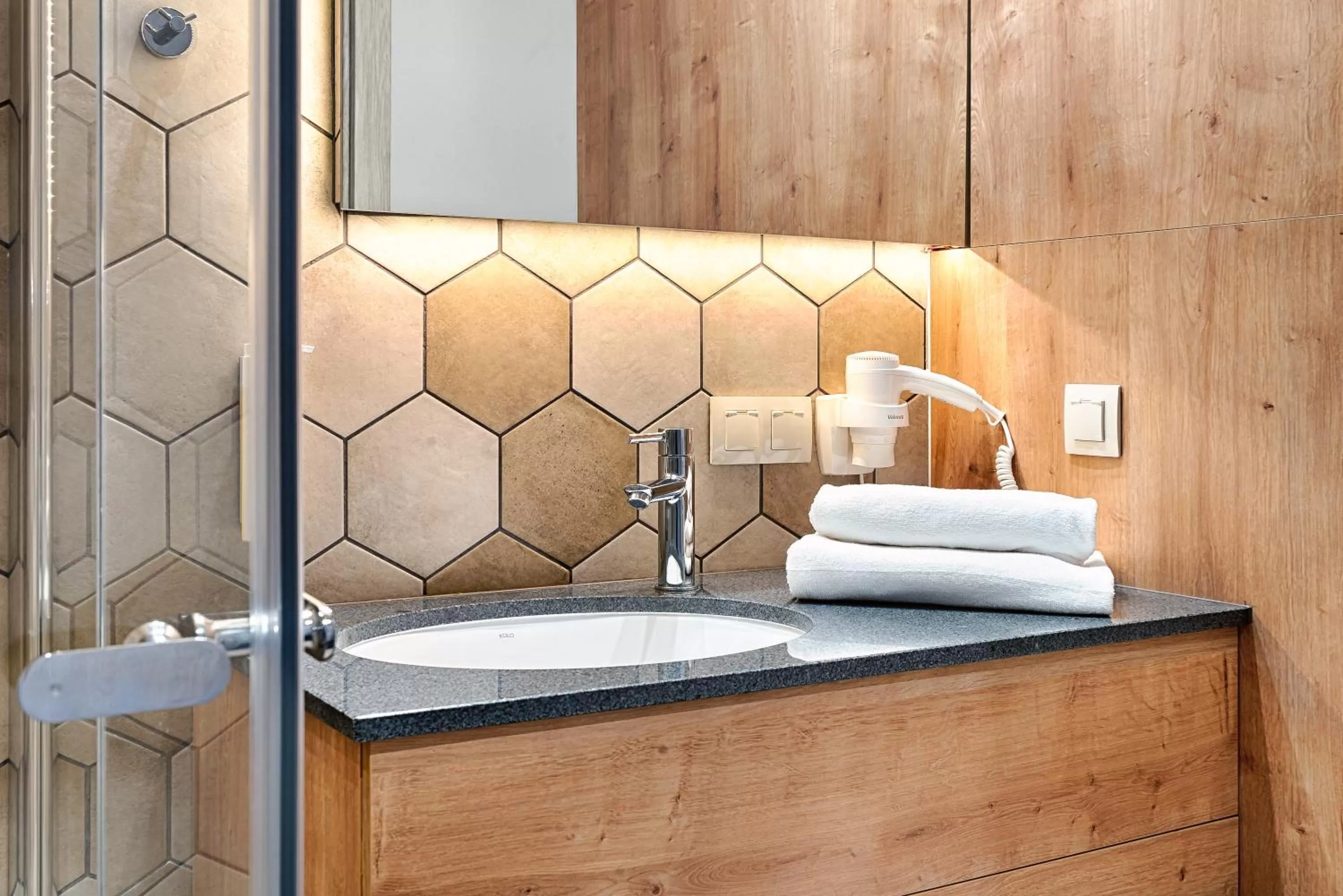 Bathroom in Citi Hotel's Łódź