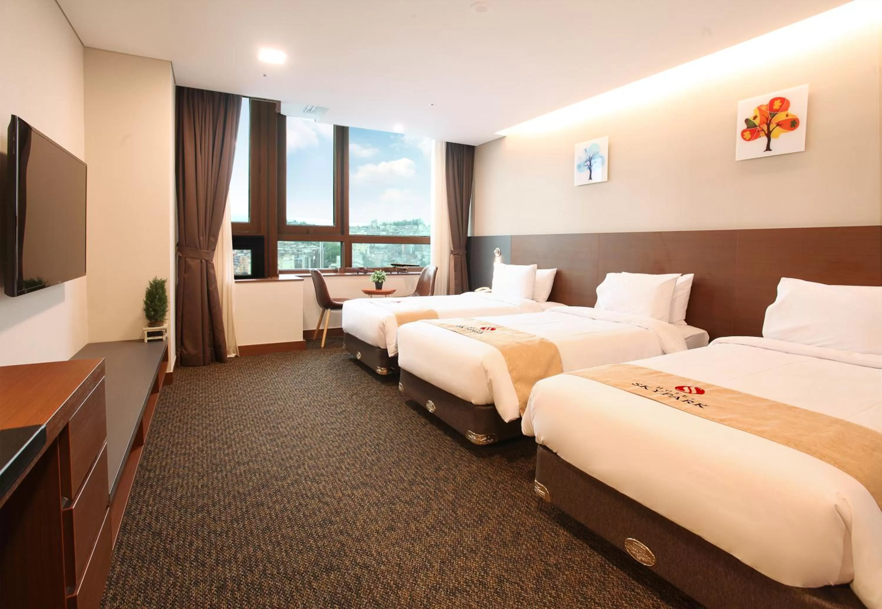Bedroom, Bed in Hotel Skypark Kingstown Dongdaemun