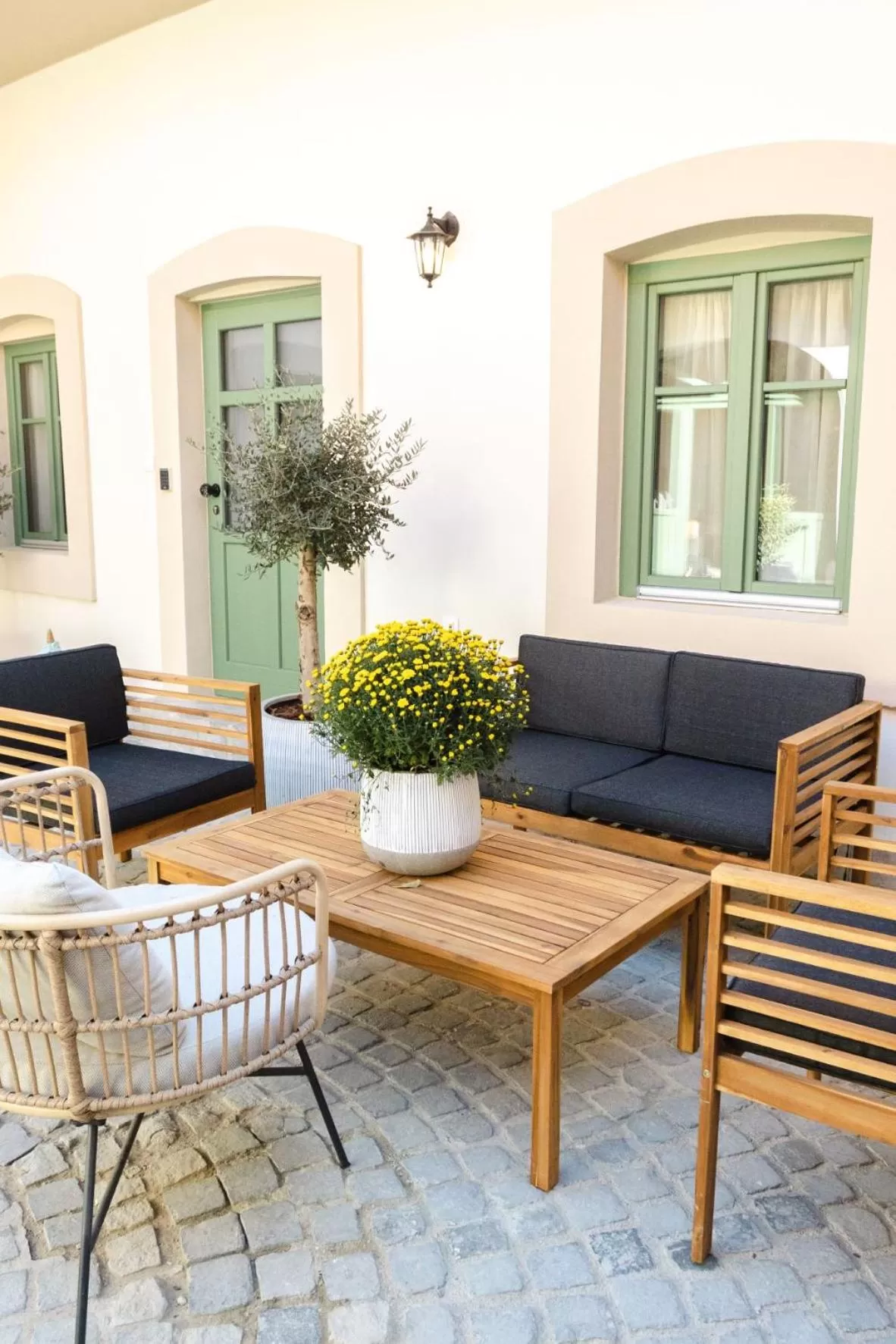 Inner courtyard view in Dunakavics XIII Apartman